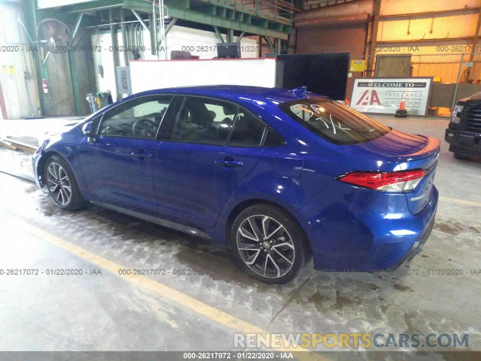 3 Photograph of a damaged car JTDS4RCE1LJ015694 TOYOTA COROLLA 2020