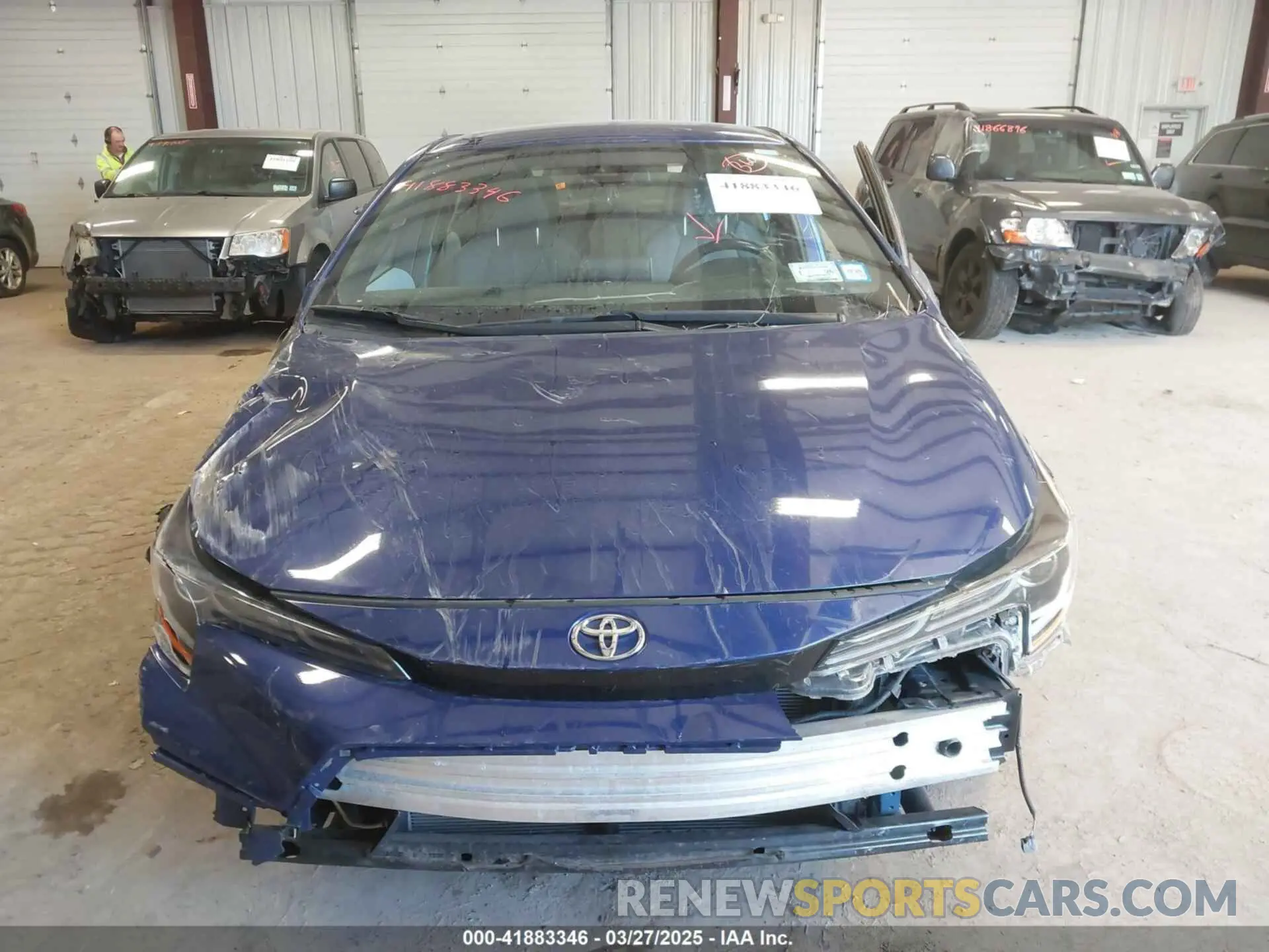 13 Photograph of a damaged car JTDS4RCE1LJ017106 TOYOTA COROLLA 2020