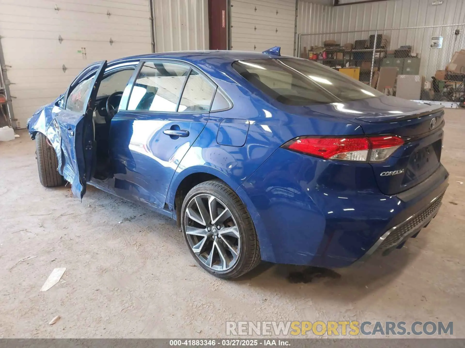 3 Photograph of a damaged car JTDS4RCE1LJ017106 TOYOTA COROLLA 2020