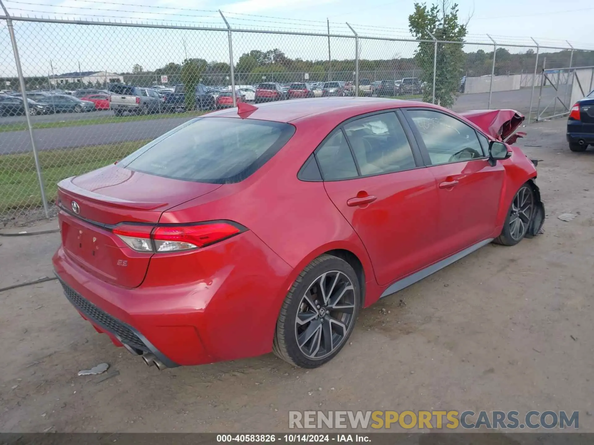 4 Photograph of a damaged car JTDS4RCE1LJ024640 TOYOTA COROLLA 2020