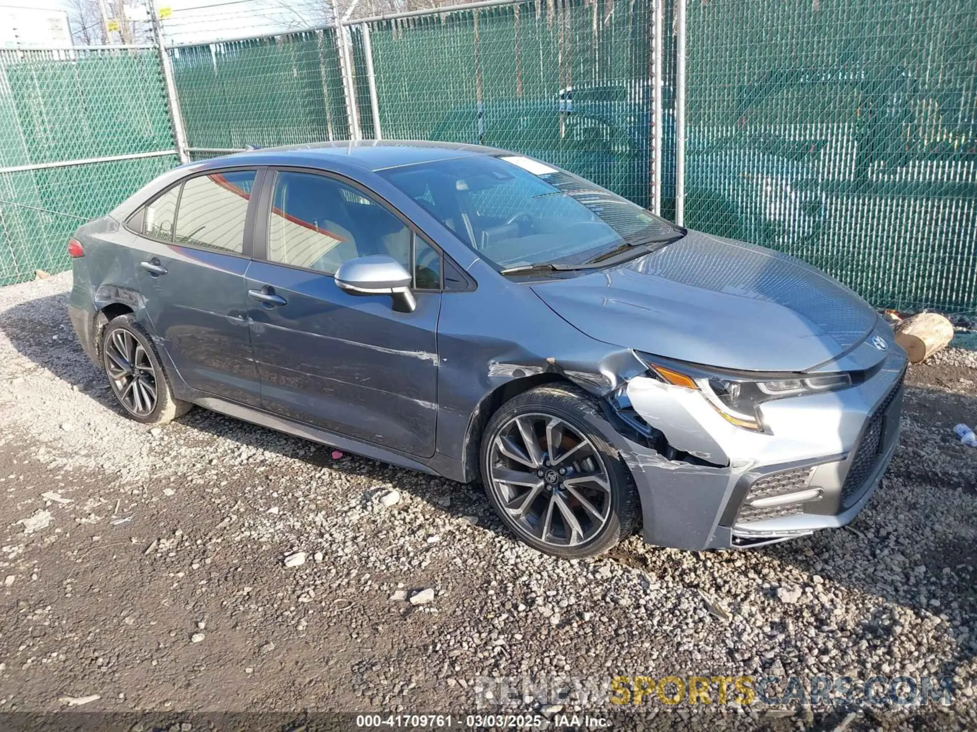 1 Photograph of a damaged car JTDS4RCE1LJ026713 TOYOTA COROLLA 2020