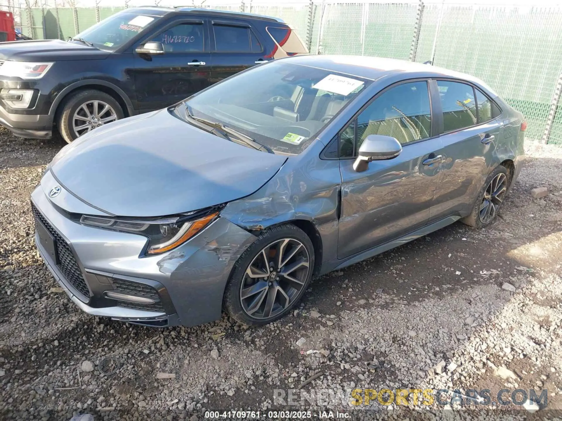 2 Photograph of a damaged car JTDS4RCE1LJ026713 TOYOTA COROLLA 2020