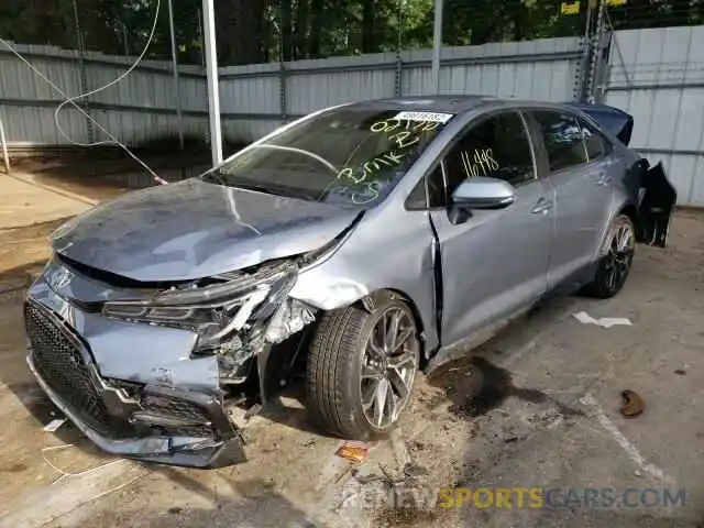 2 Photograph of a damaged car JTDS4RCE1LJ027361 TOYOTA COROLLA 2020