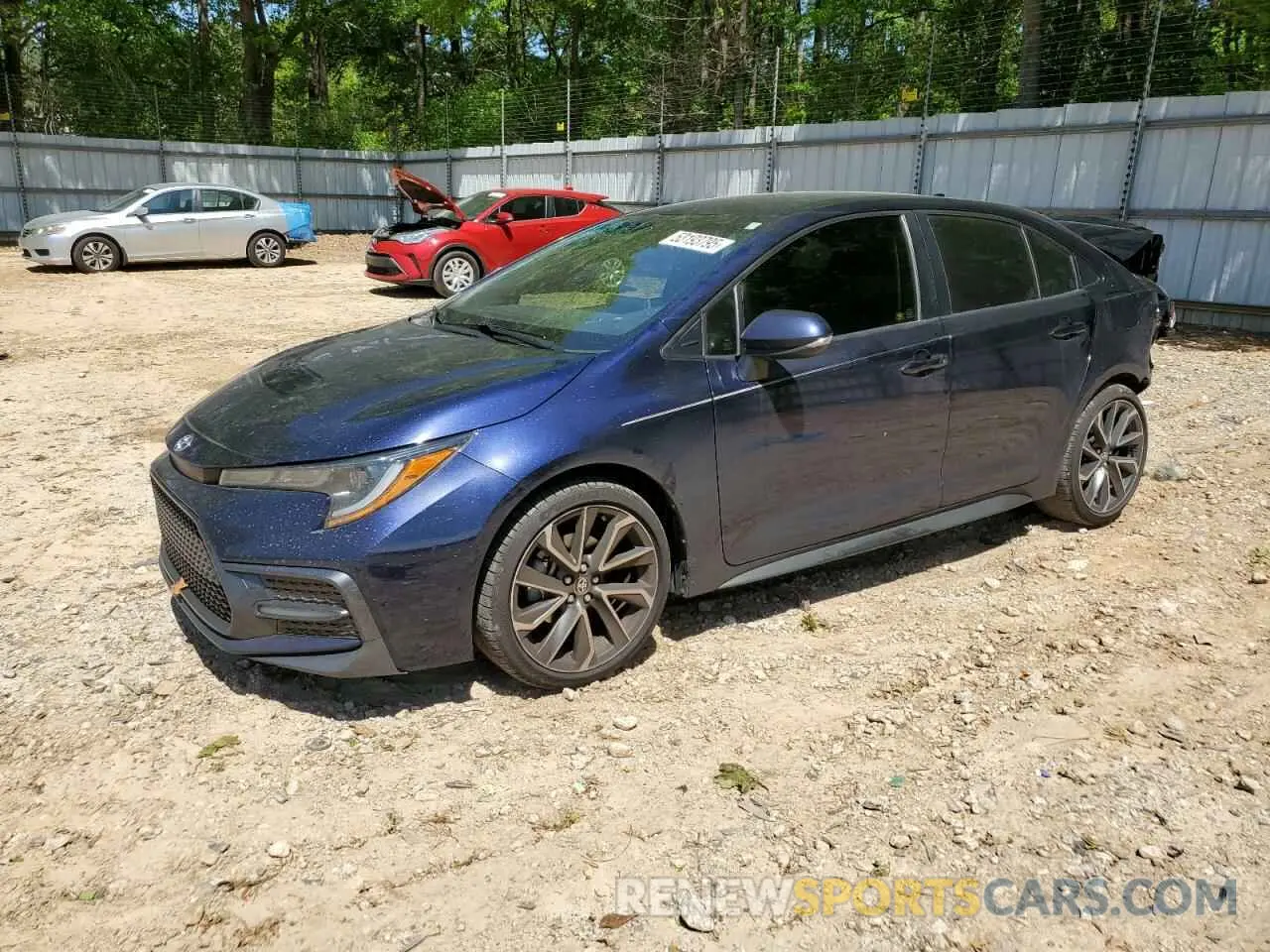 1 Photograph of a damaged car JTDS4RCE1LJ036805 TOYOTA COROLLA 2020
