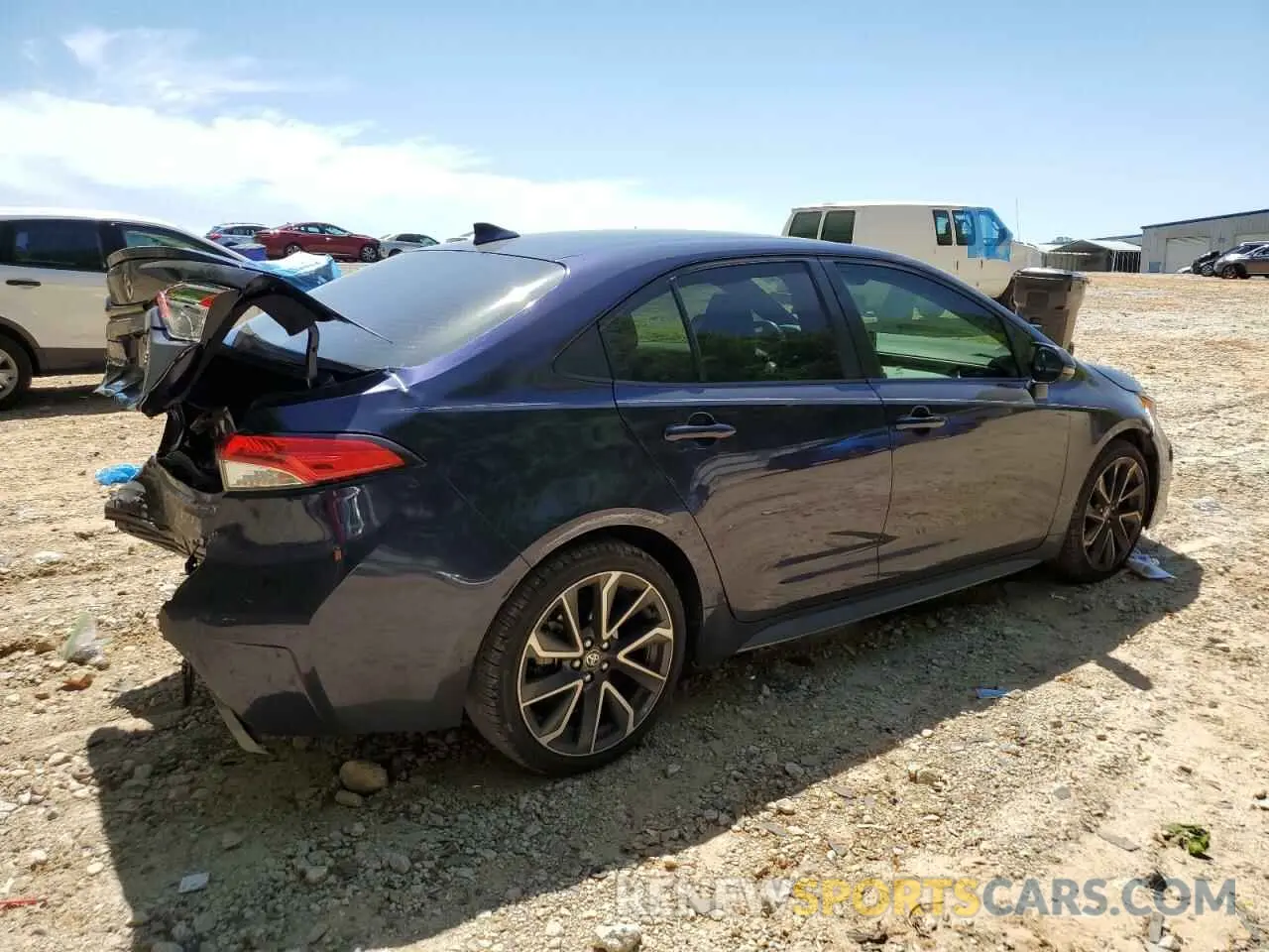 3 Photograph of a damaged car JTDS4RCE1LJ036805 TOYOTA COROLLA 2020