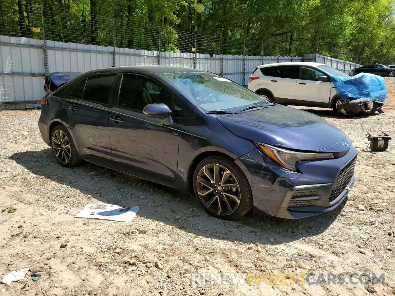 4 Photograph of a damaged car JTDS4RCE1LJ036805 TOYOTA COROLLA 2020