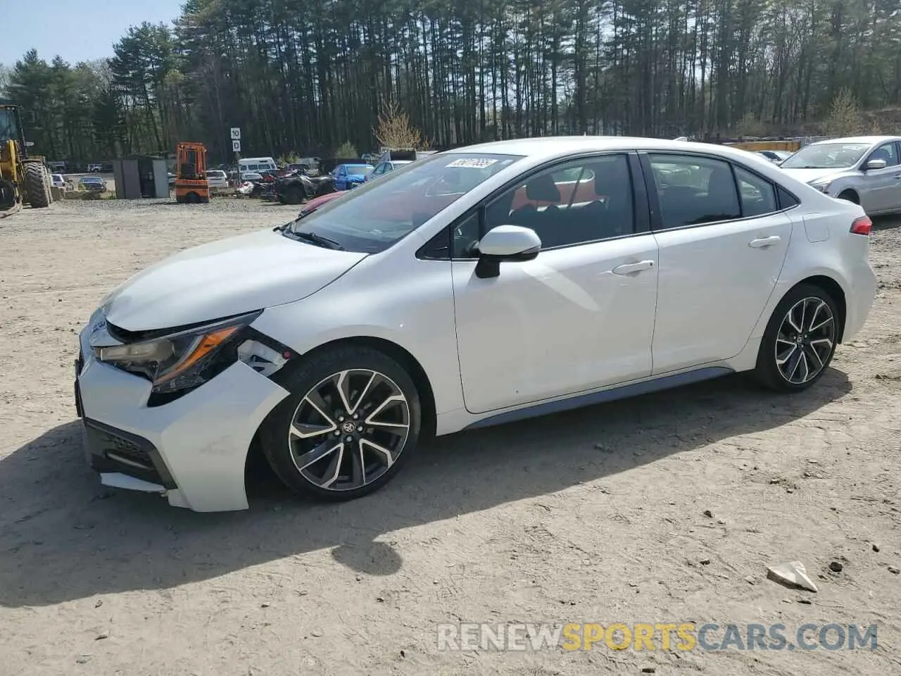 1 Photograph of a damaged car JTDS4RCE1LJ038988 TOYOTA COROLLA 2020