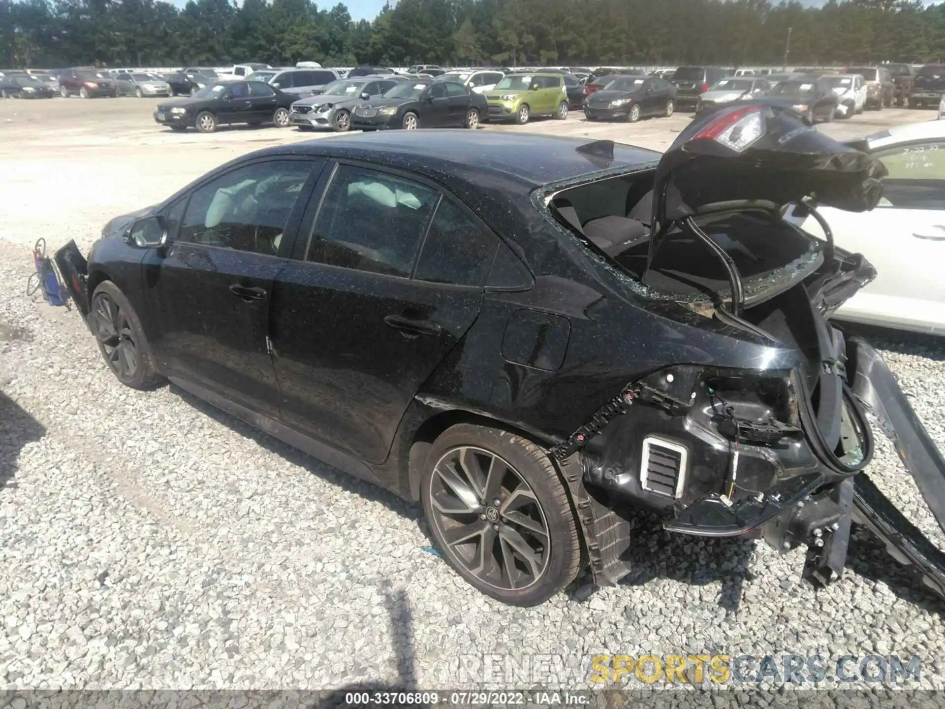 3 Photograph of a damaged car JTDS4RCE1LJ041650 TOYOTA COROLLA 2020