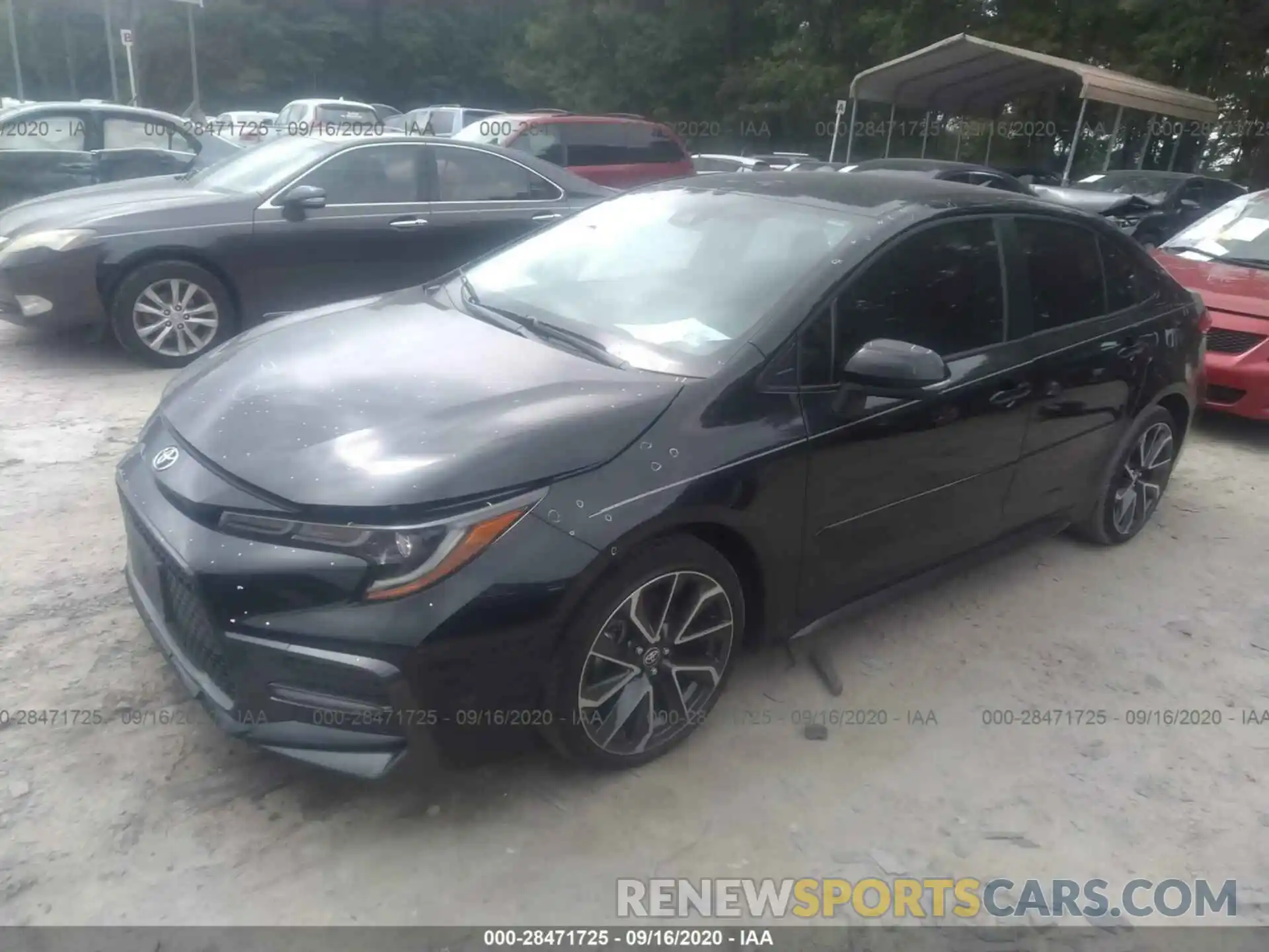 2 Photograph of a damaged car JTDS4RCE1LJ041809 TOYOTA COROLLA 2020