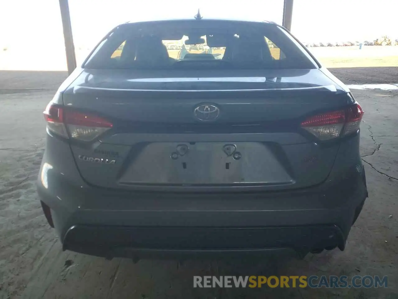 6 Photograph of a damaged car JTDS4RCE1LJ043348 TOYOTA COROLLA 2020