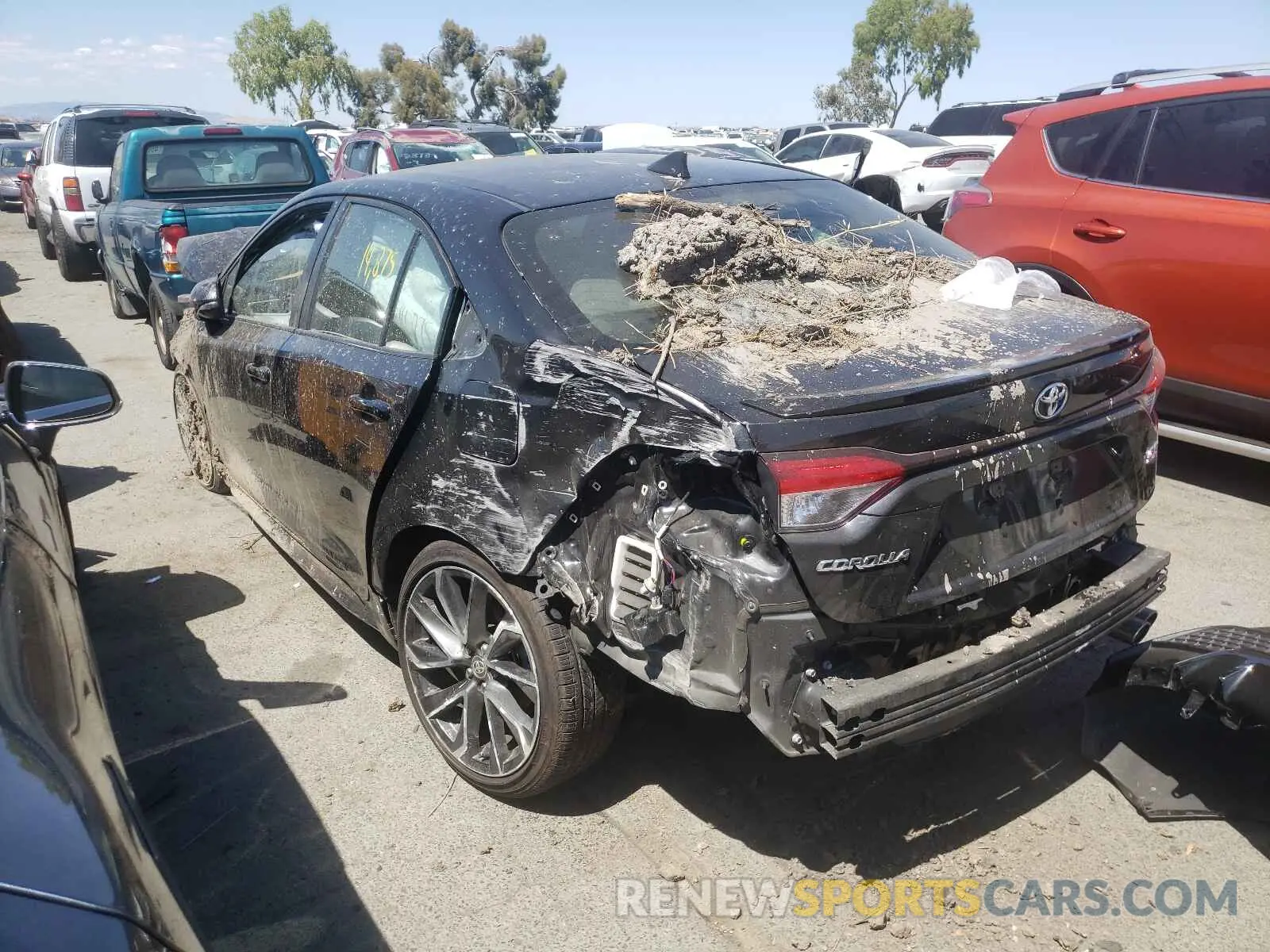 3 Photograph of a damaged car JTDS4RCE1LJ047609 TOYOTA COROLLA 2020