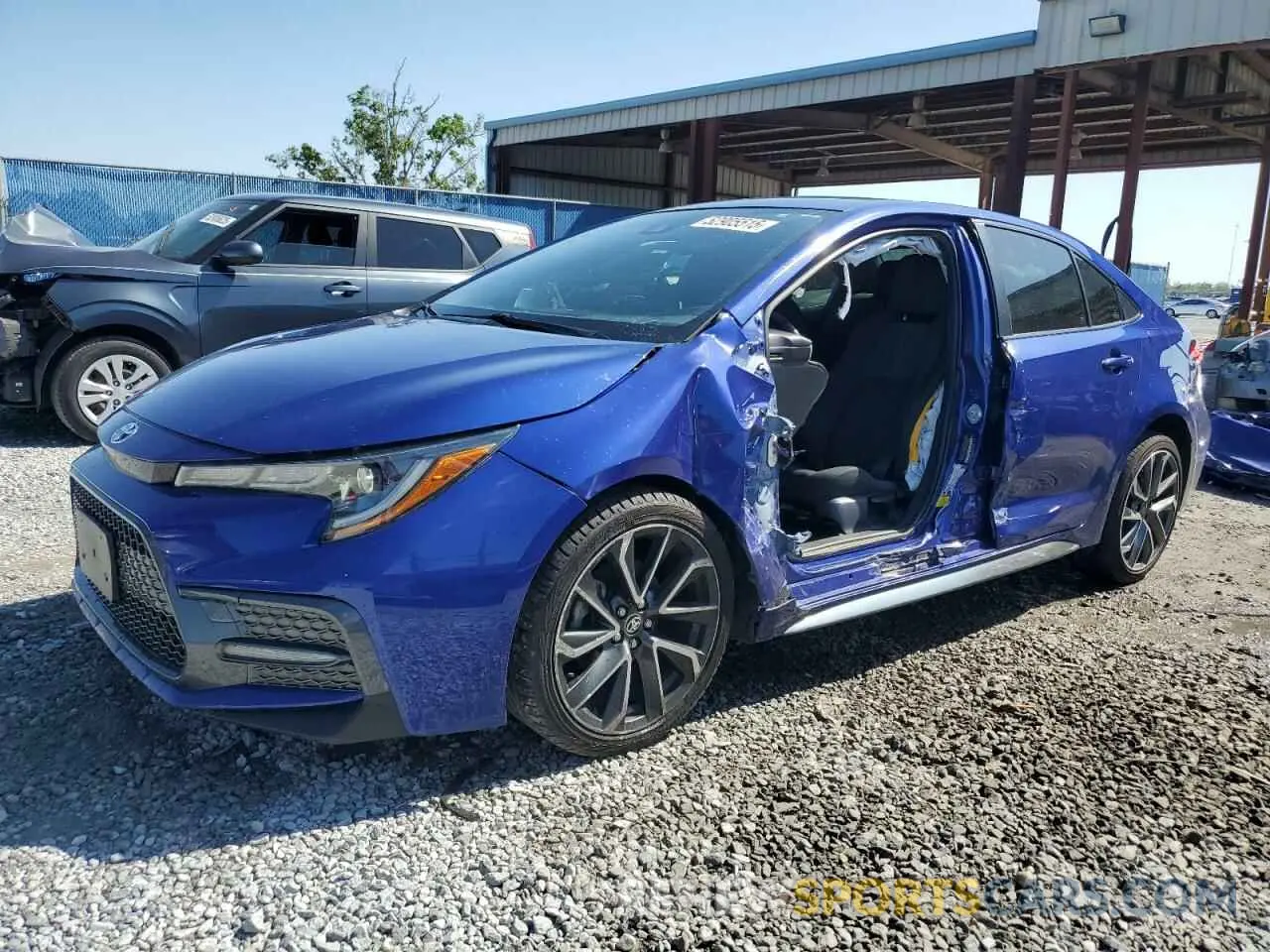 1 Photograph of a damaged car JTDS4RCE2LJ013730 TOYOTA COROLLA 2020