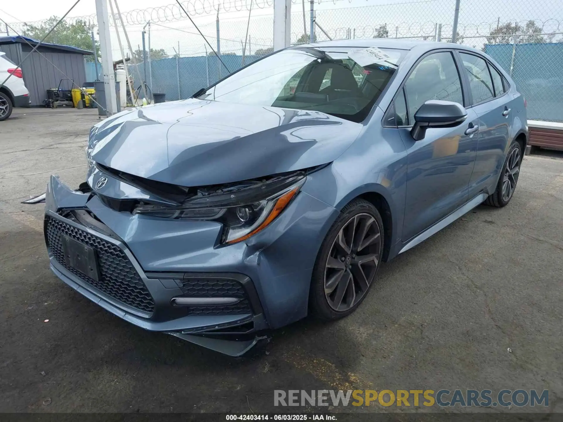 2 Photograph of a damaged car JTDS4RCE2LJ016921 TOYOTA COROLLA 2020