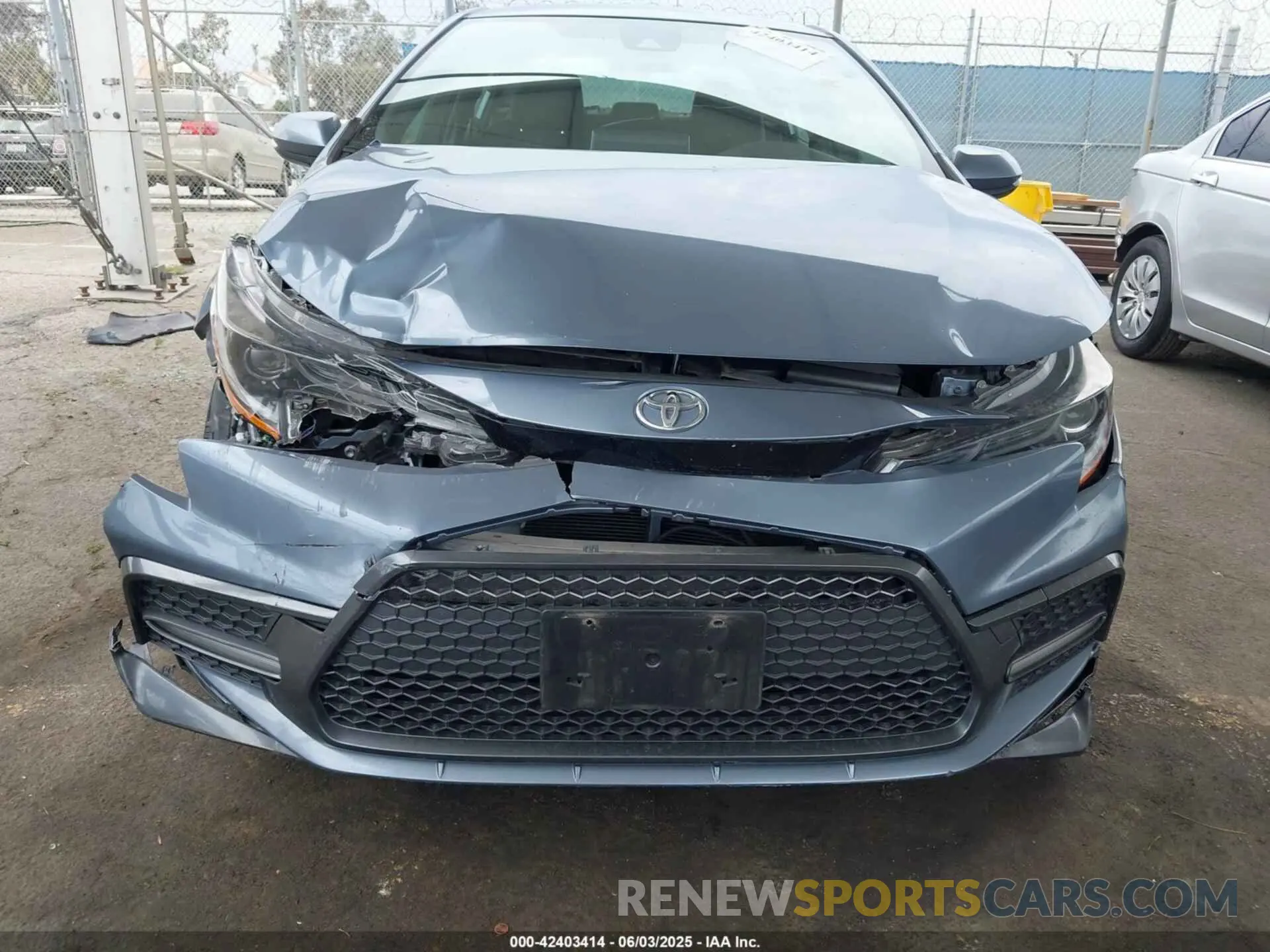 6 Photograph of a damaged car JTDS4RCE2LJ016921 TOYOTA COROLLA 2020