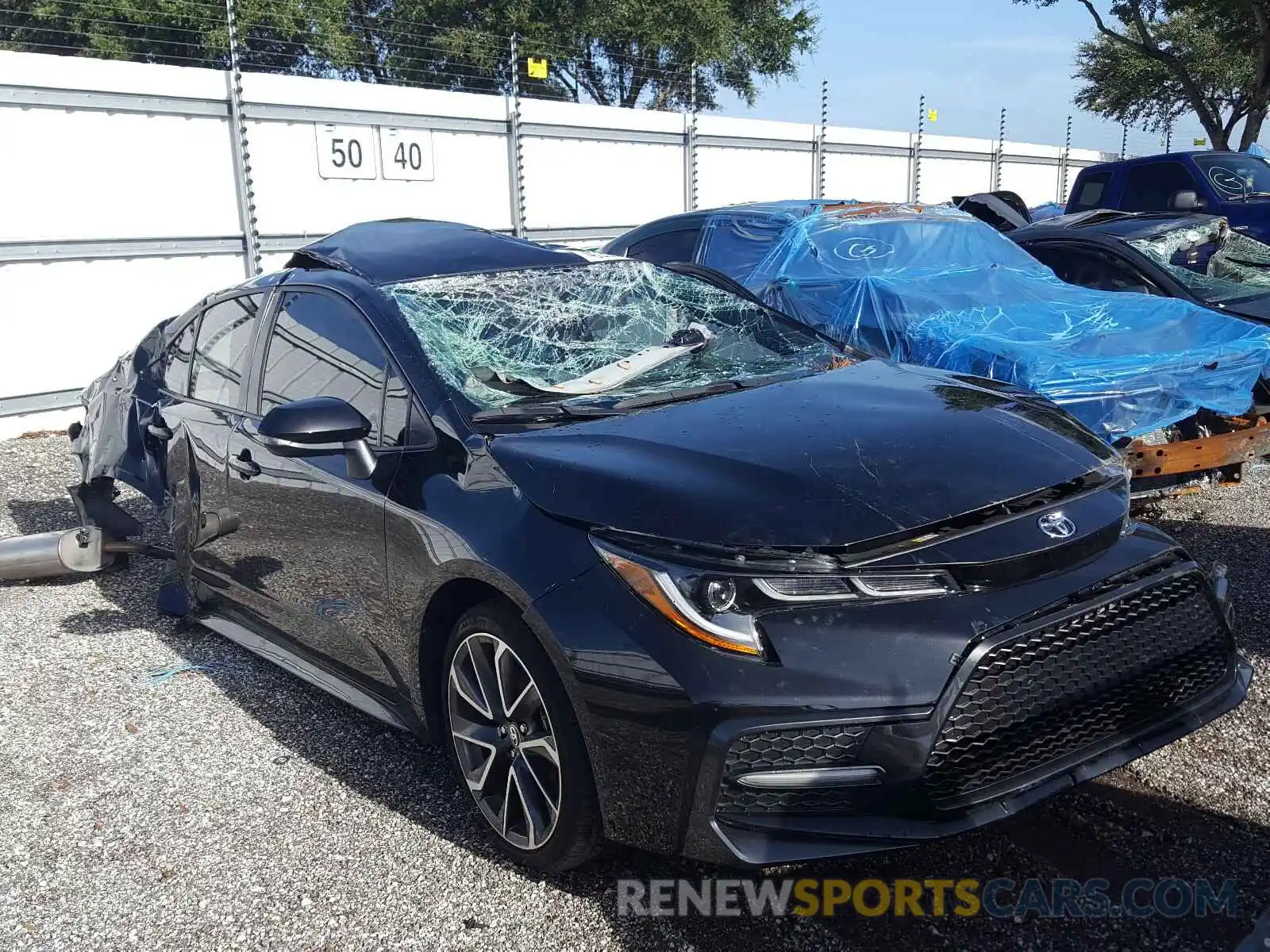 1 Photograph of a damaged car JTDS4RCE2LJ018331 TOYOTA COROLLA 2020