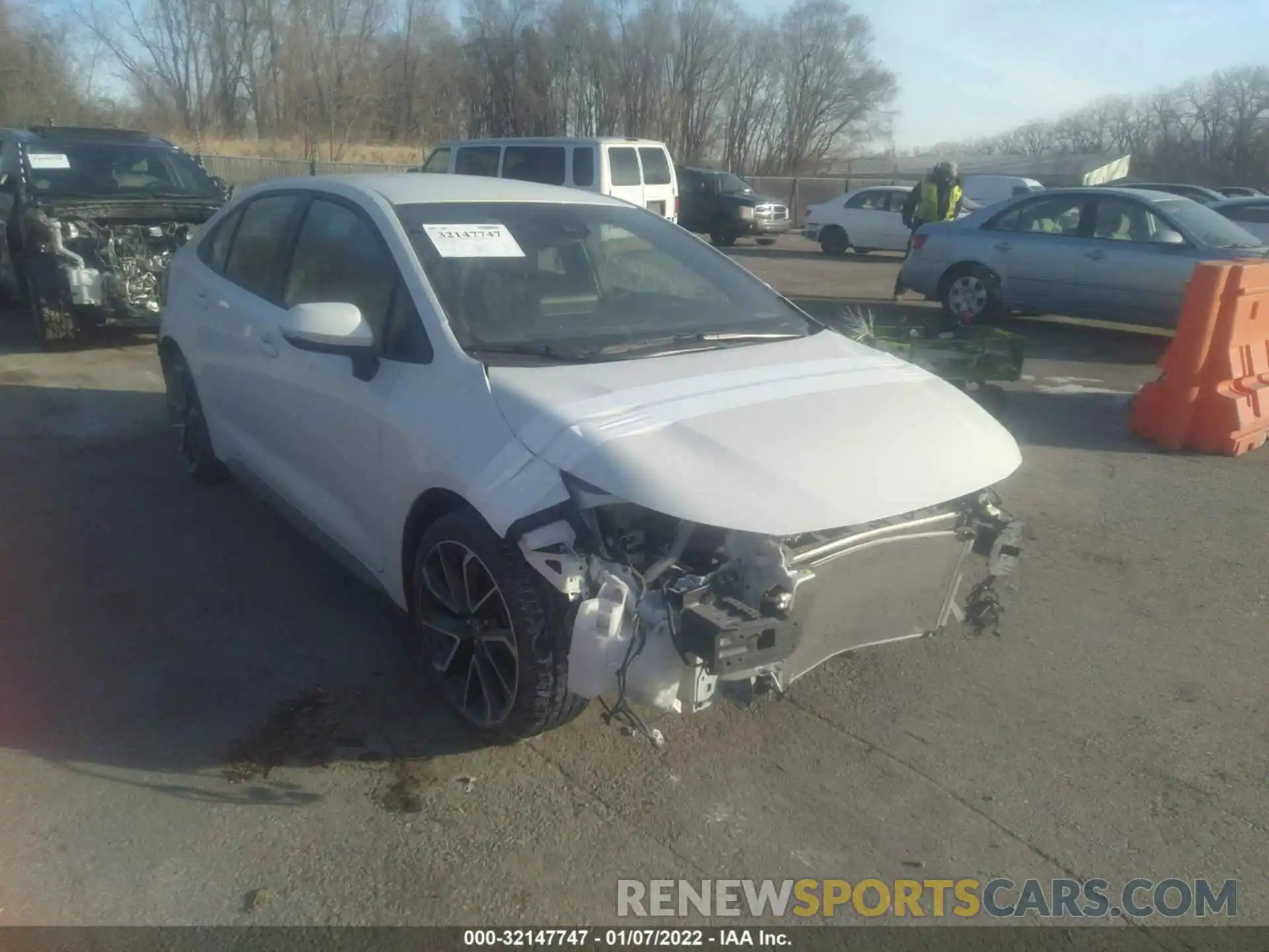 1 Photograph of a damaged car JTDS4RCE2LJ022203 TOYOTA COROLLA 2020