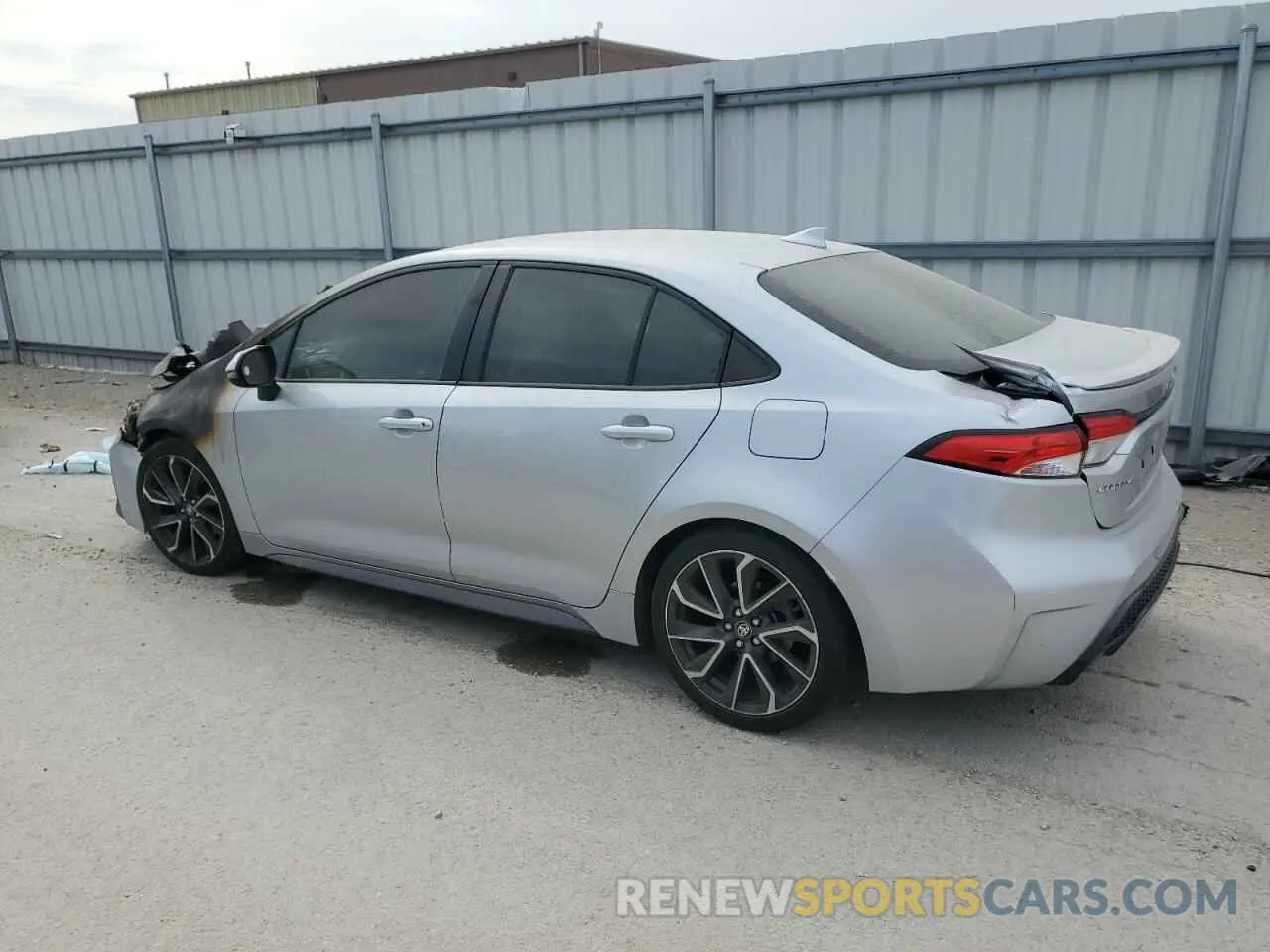2 Photograph of a damaged car JTDS4RCE2LJ022301 TOYOTA COROLLA 2020