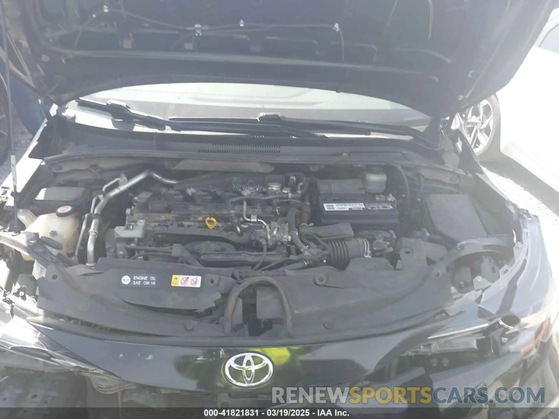 10 Photograph of a damaged car JTDS4RCE2LJ024338 TOYOTA COROLLA 2020