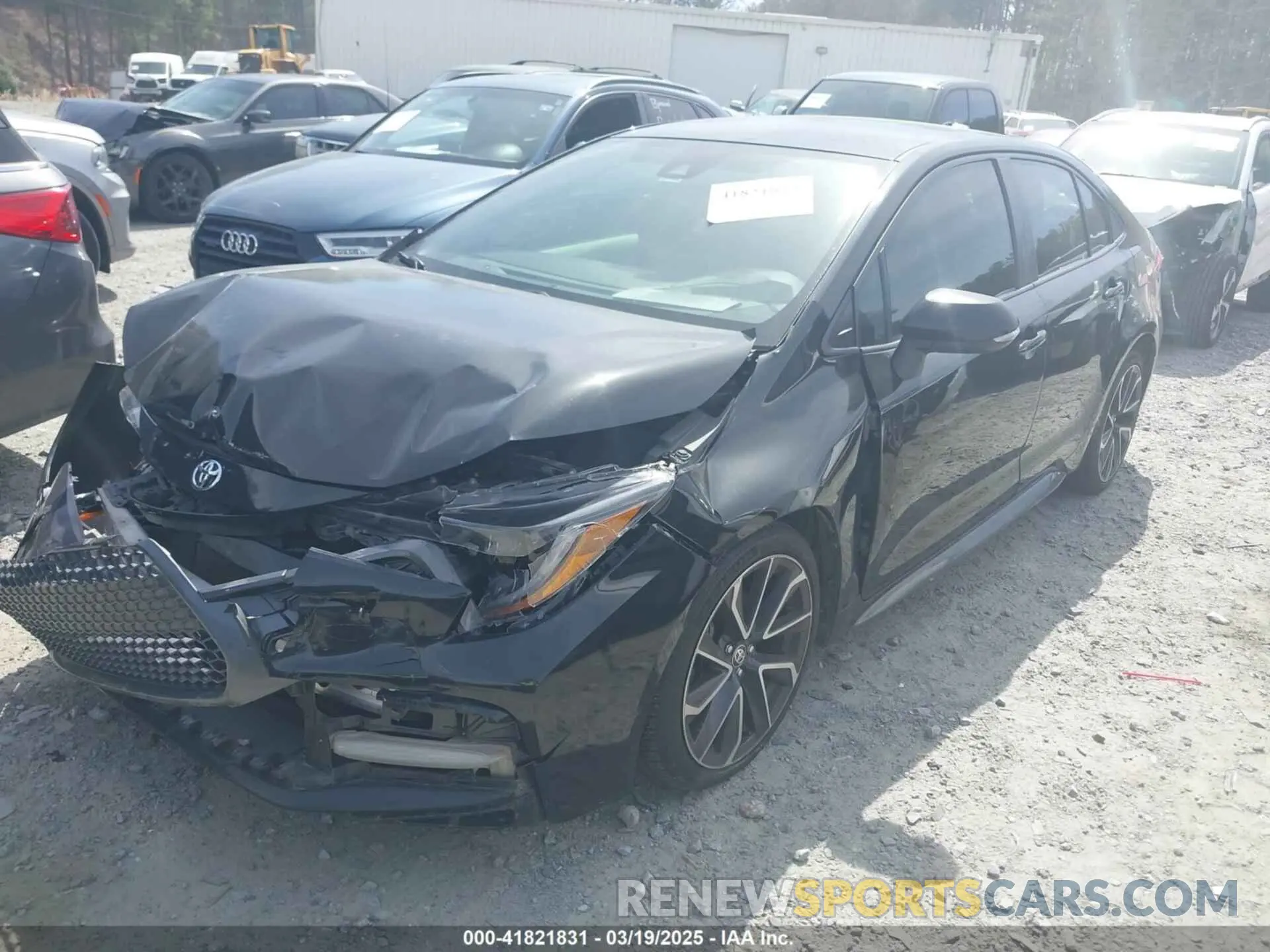 2 Photograph of a damaged car JTDS4RCE2LJ024338 TOYOTA COROLLA 2020