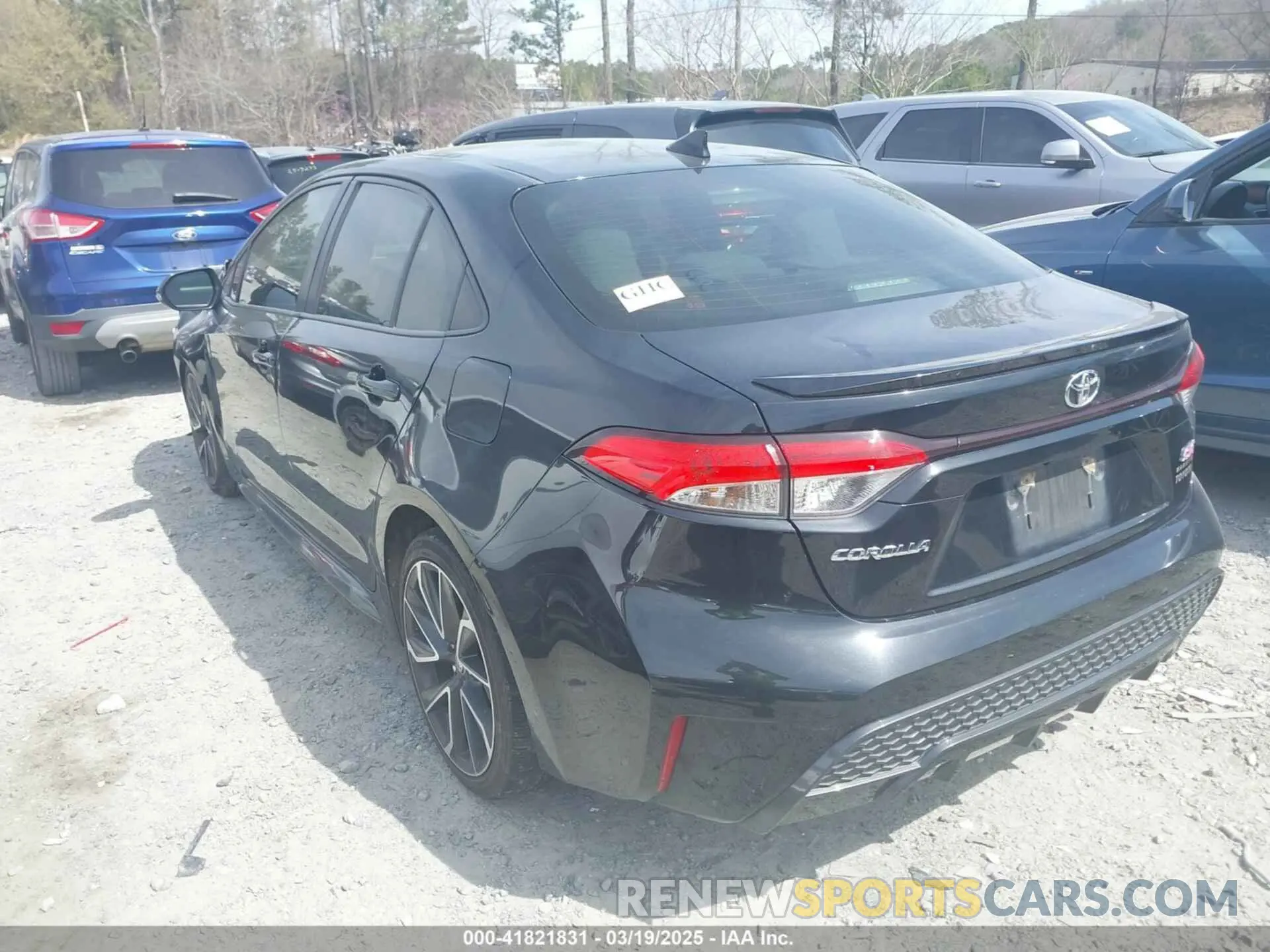 3 Photograph of a damaged car JTDS4RCE2LJ024338 TOYOTA COROLLA 2020