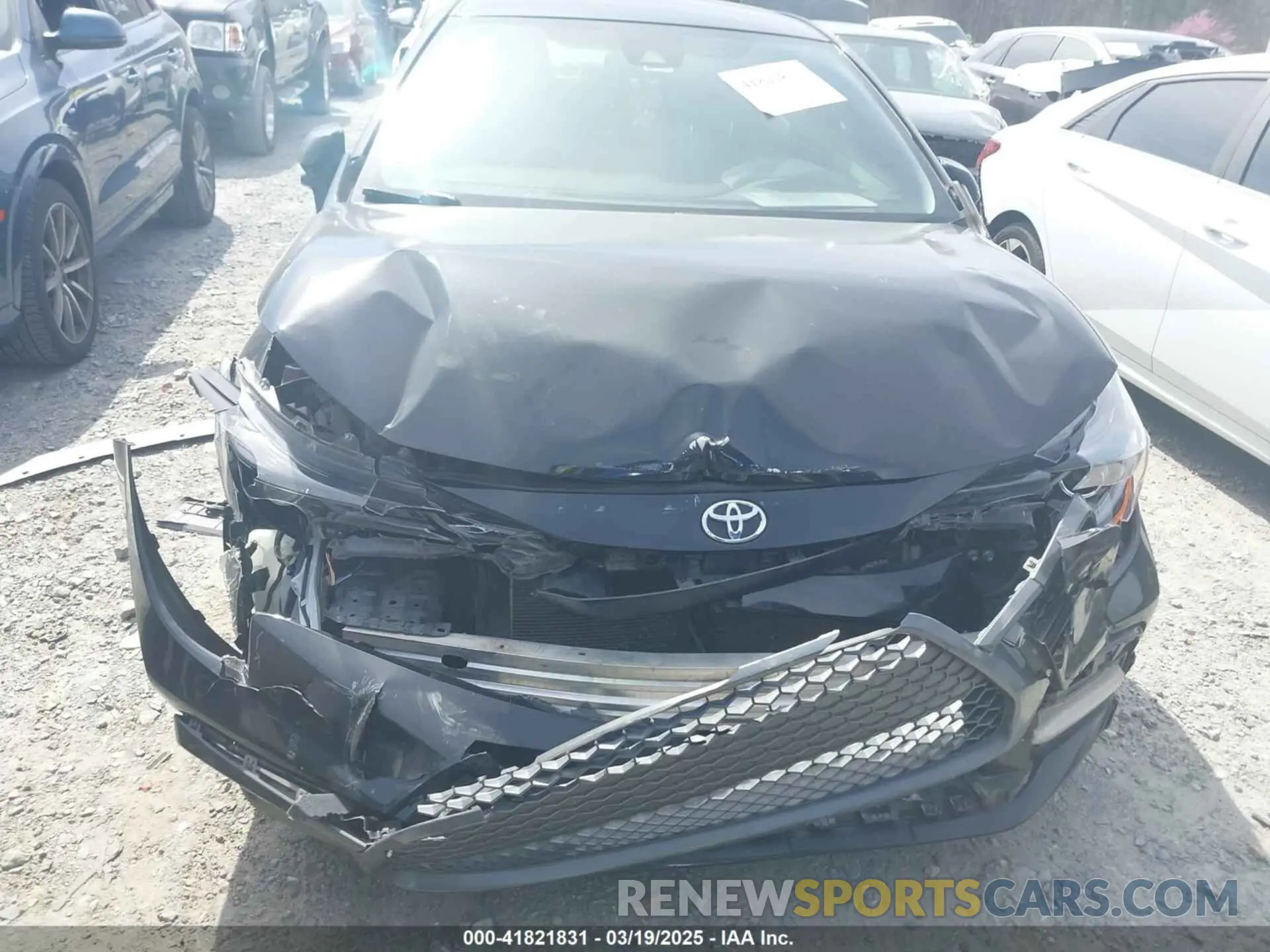 6 Photograph of a damaged car JTDS4RCE2LJ024338 TOYOTA COROLLA 2020