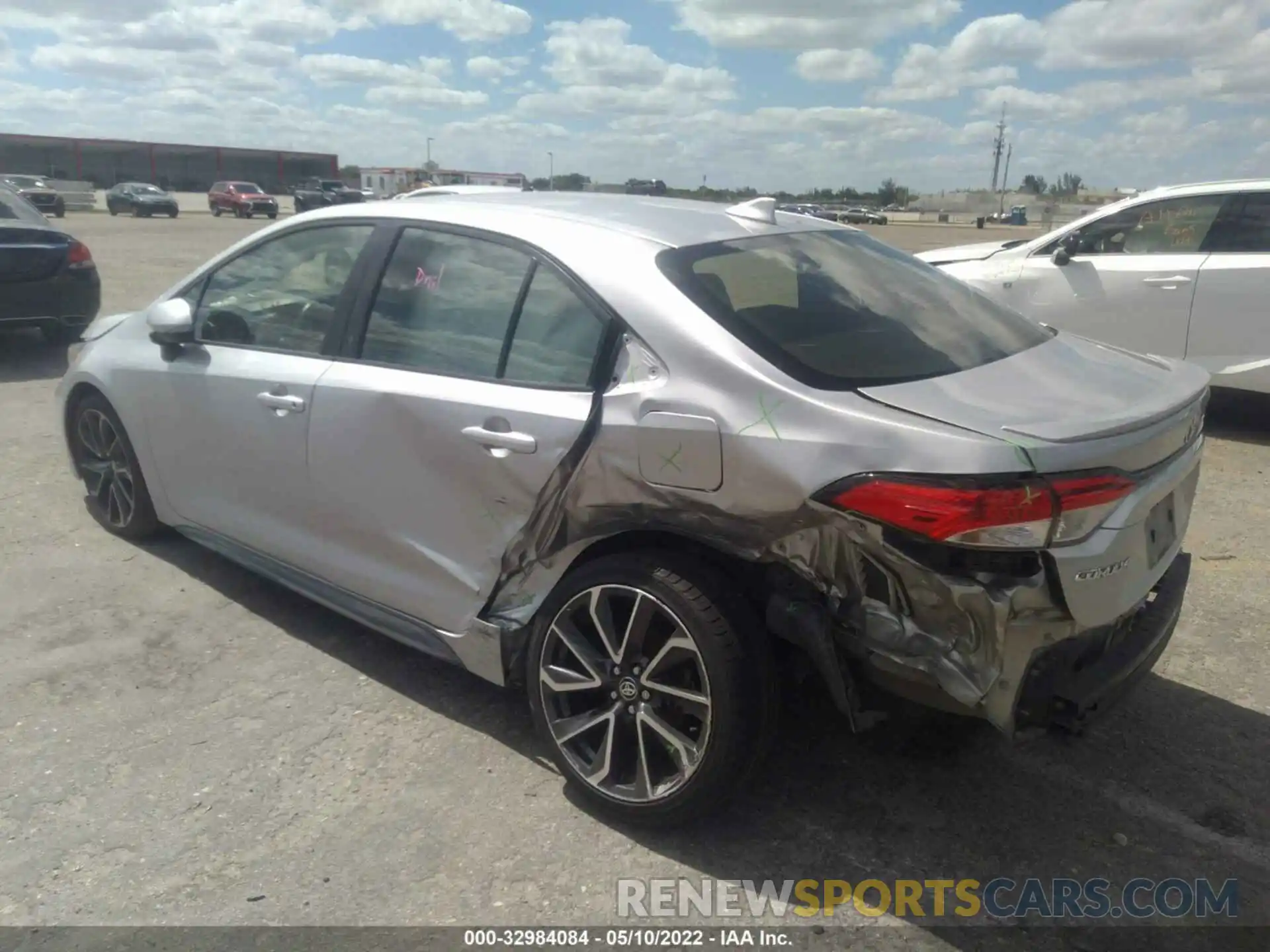 3 Photograph of a damaged car JTDS4RCE2LJ025313 TOYOTA COROLLA 2020