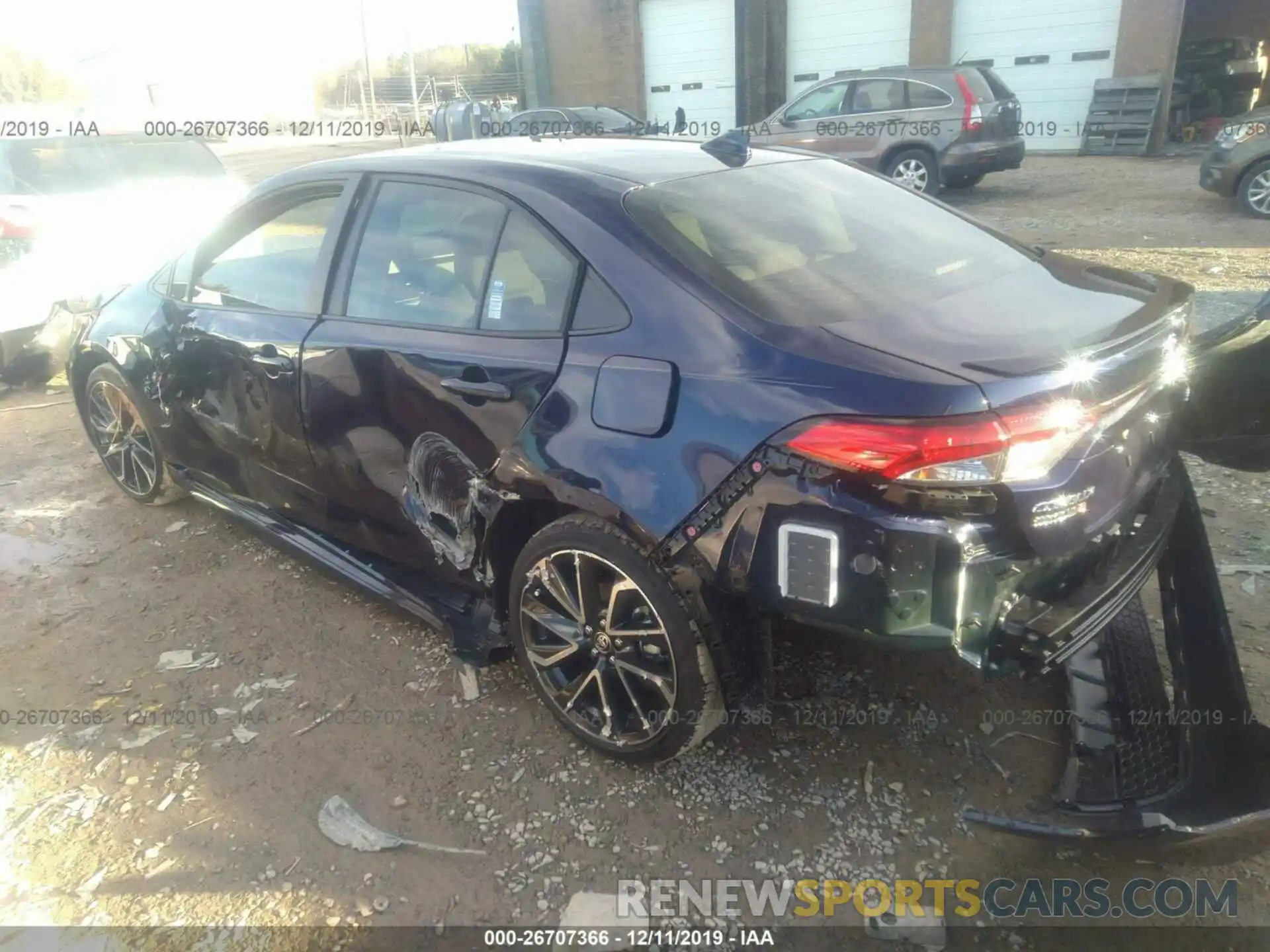 3 Photograph of a damaged car JTDS4RCE2LJ025652 TOYOTA COROLLA 2020