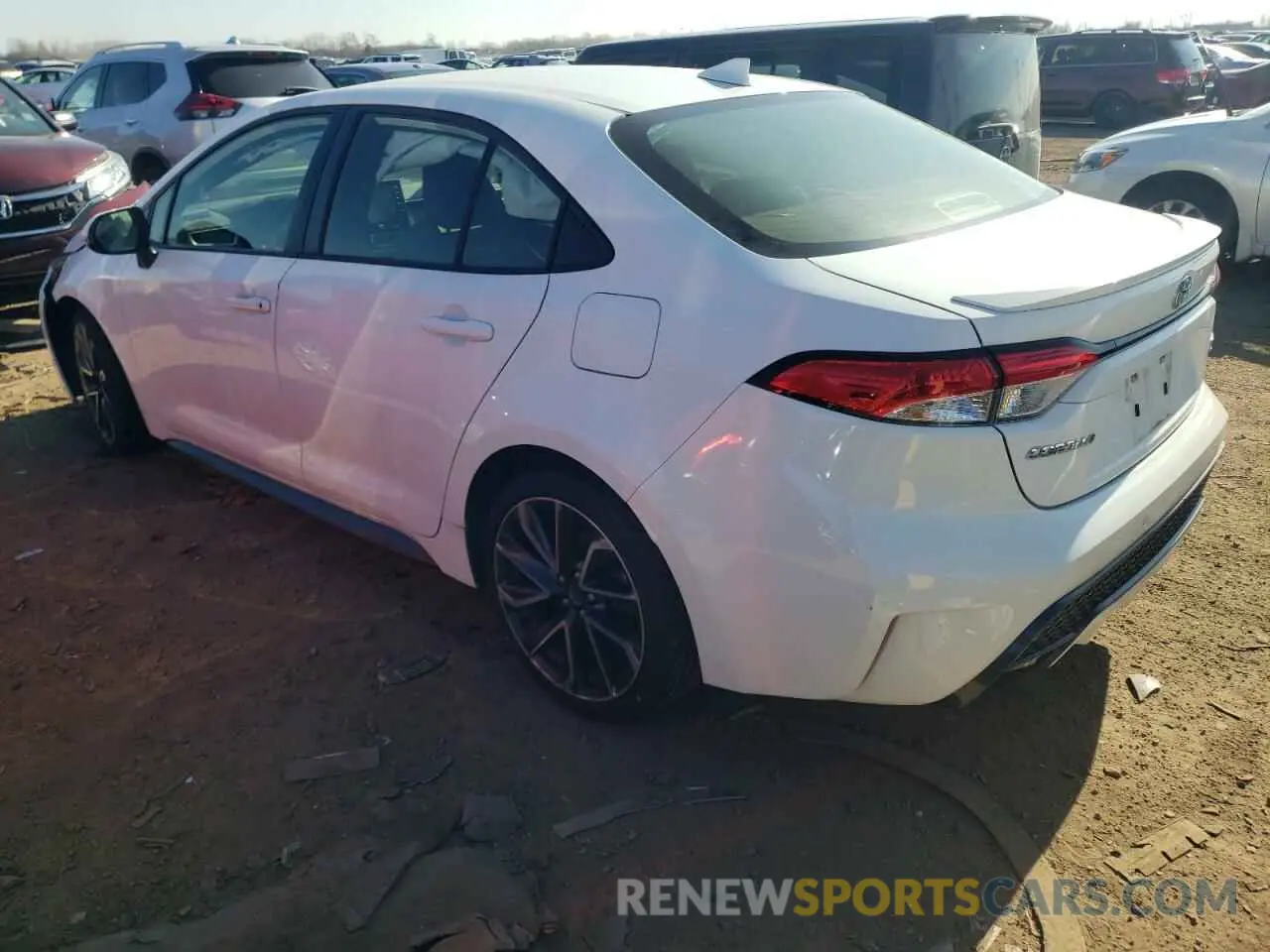 2 Photograph of a damaged car JTDS4RCE2LJ026249 TOYOTA COROLLA 2020