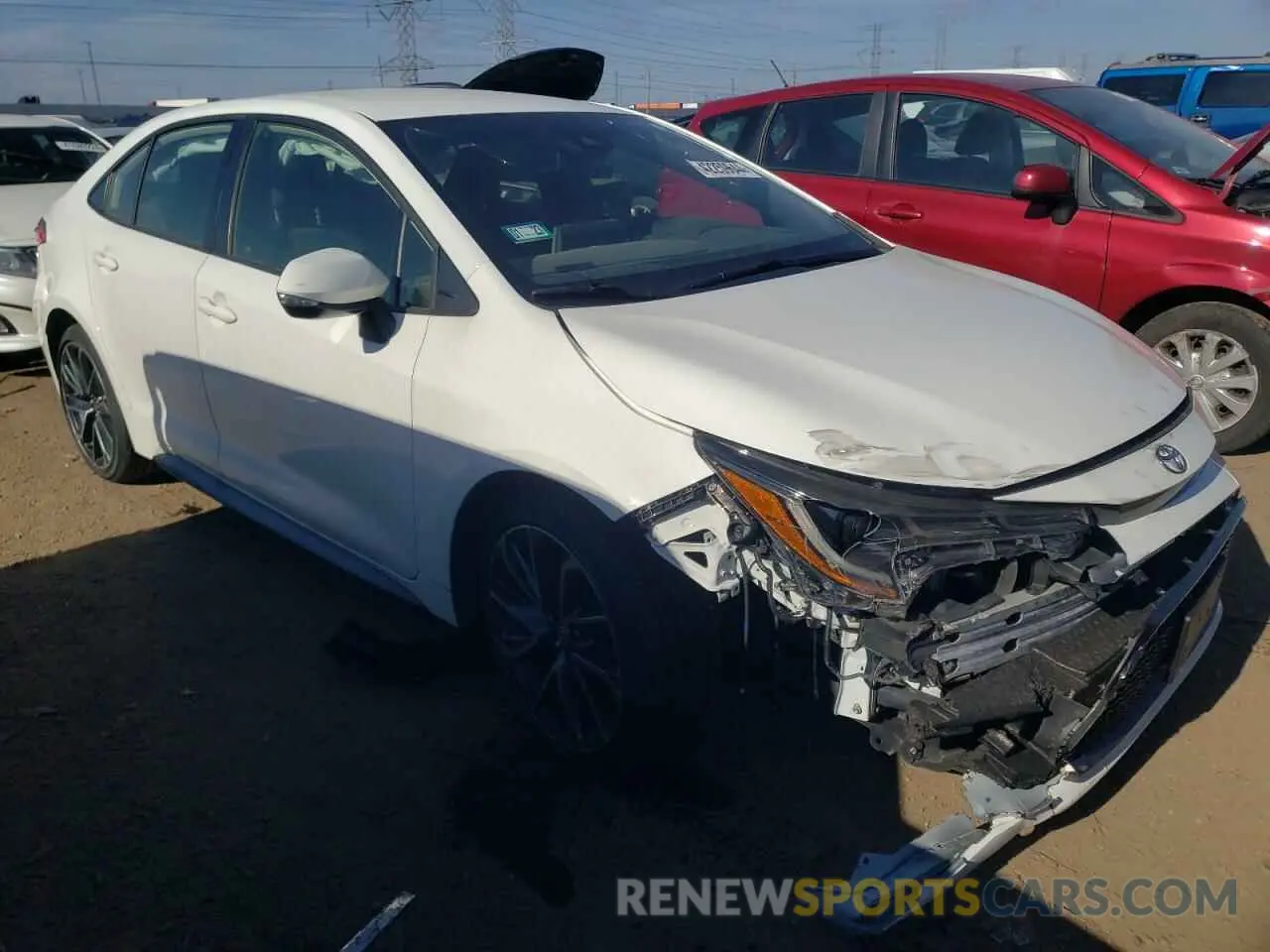 4 Photograph of a damaged car JTDS4RCE2LJ026249 TOYOTA COROLLA 2020