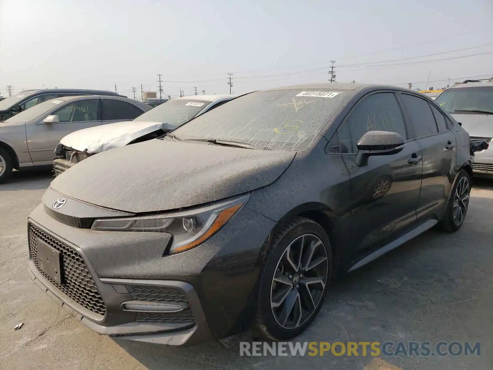 2 Photograph of a damaged car JTDS4RCE2LJ028096 TOYOTA COROLLA 2020