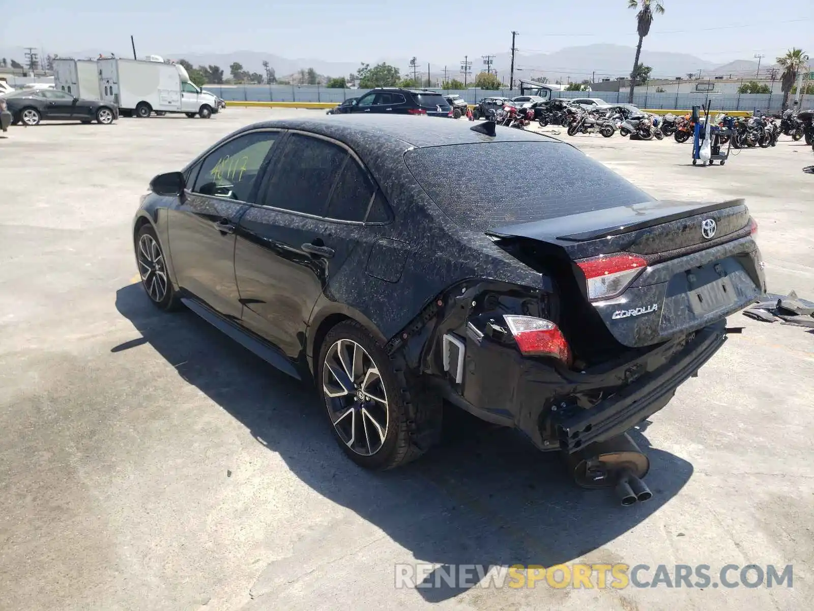 3 Photograph of a damaged car JTDS4RCE2LJ028096 TOYOTA COROLLA 2020