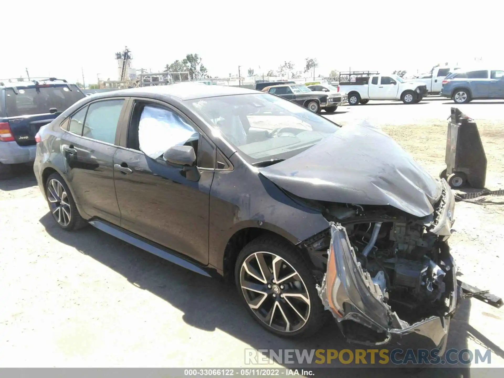 1 Photograph of a damaged car JTDS4RCE2LJ028390 TOYOTA COROLLA 2020