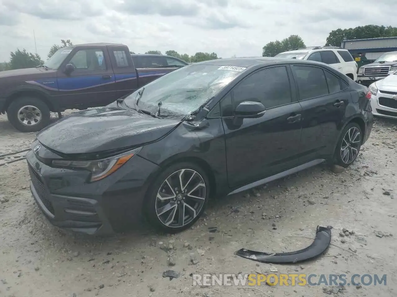 1 Photograph of a damaged car JTDS4RCE2LJ037364 TOYOTA COROLLA 2020
