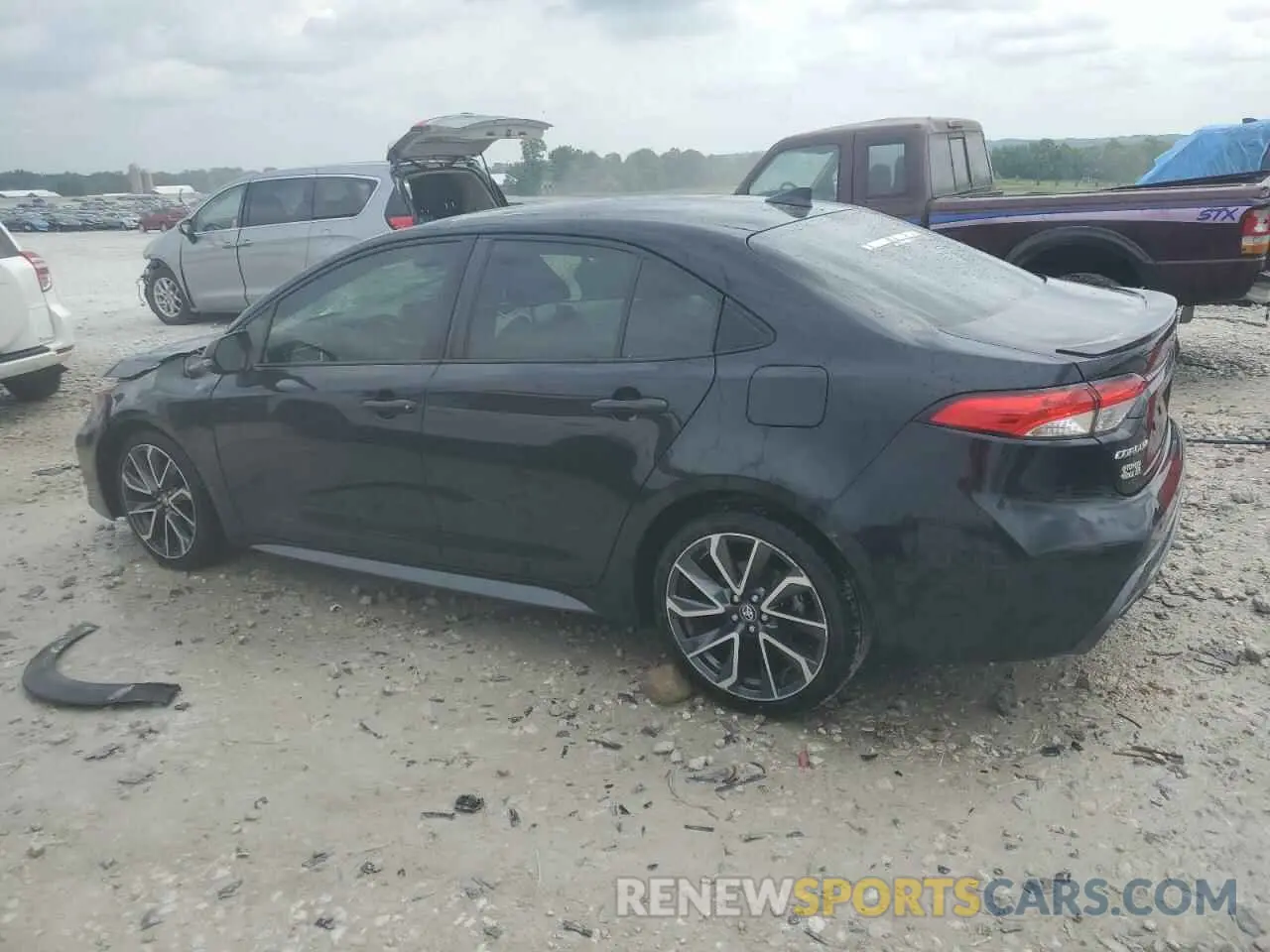 2 Photograph of a damaged car JTDS4RCE2LJ037364 TOYOTA COROLLA 2020