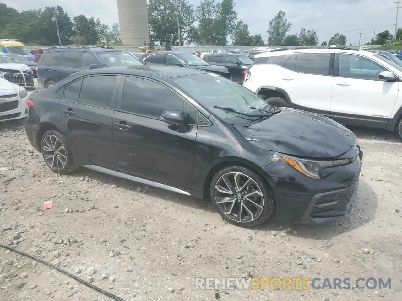 4 Photograph of a damaged car JTDS4RCE2LJ037364 TOYOTA COROLLA 2020