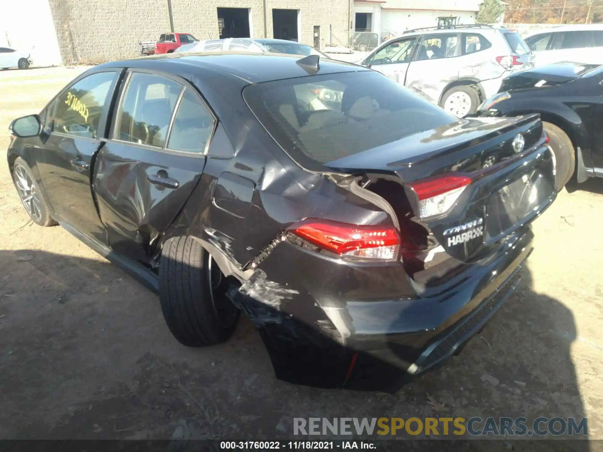 6 Photograph of a damaged car JTDS4RCE2LJ037977 TOYOTA COROLLA 2020