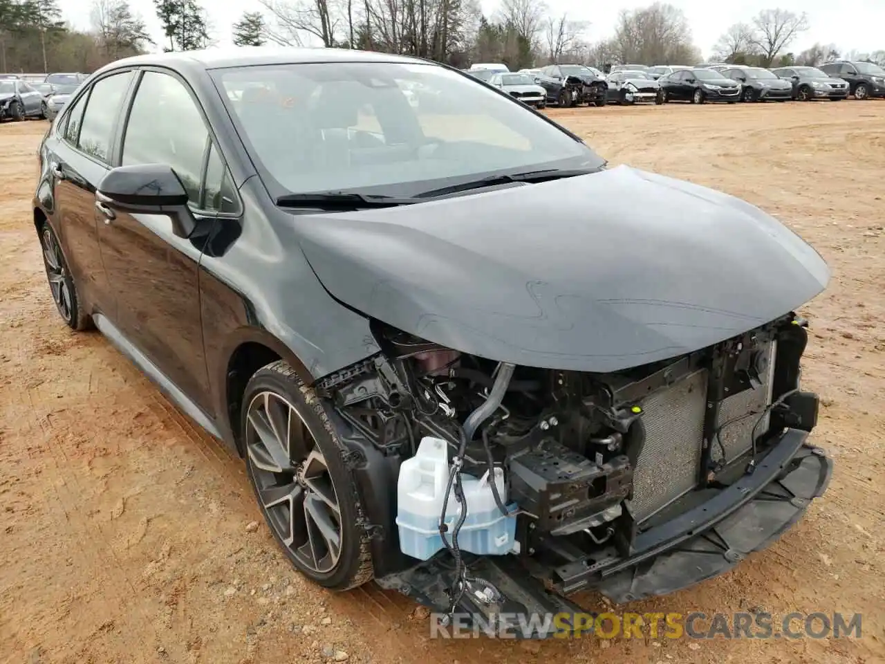 1 Photograph of a damaged car JTDS4RCE2LJ038269 TOYOTA COROLLA 2020