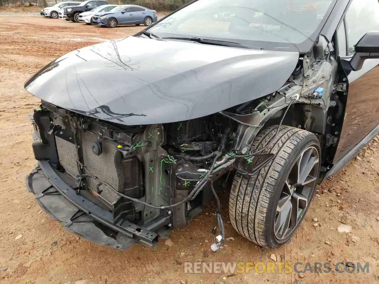 9 Photograph of a damaged car JTDS4RCE2LJ038269 TOYOTA COROLLA 2020