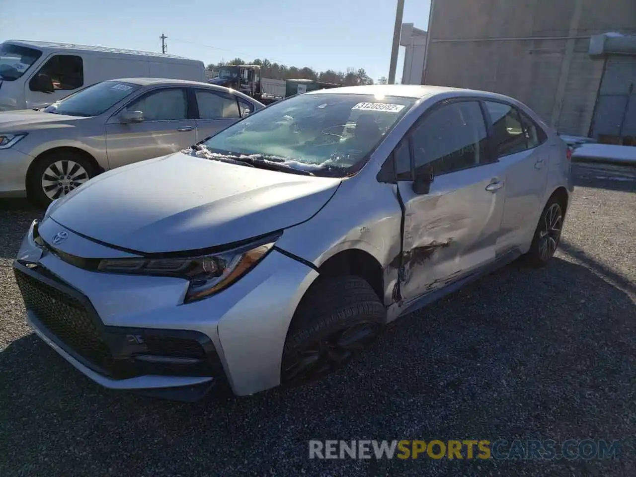 2 Photograph of a damaged car JTDS4RCE2LJ039311 TOYOTA COROLLA 2020