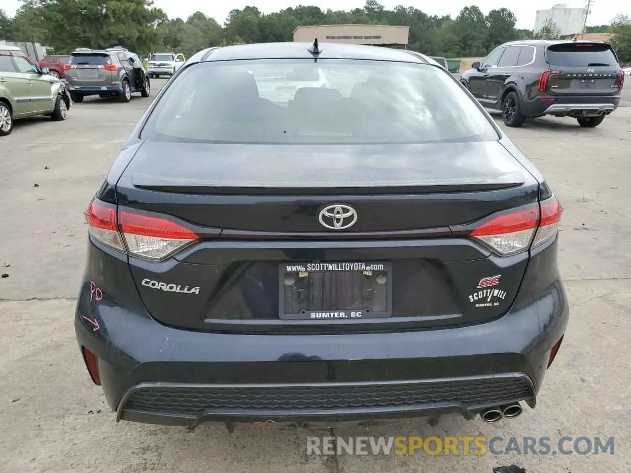 6 Photograph of a damaged car JTDS4RCE2LJ042662 TOYOTA COROLLA 2020