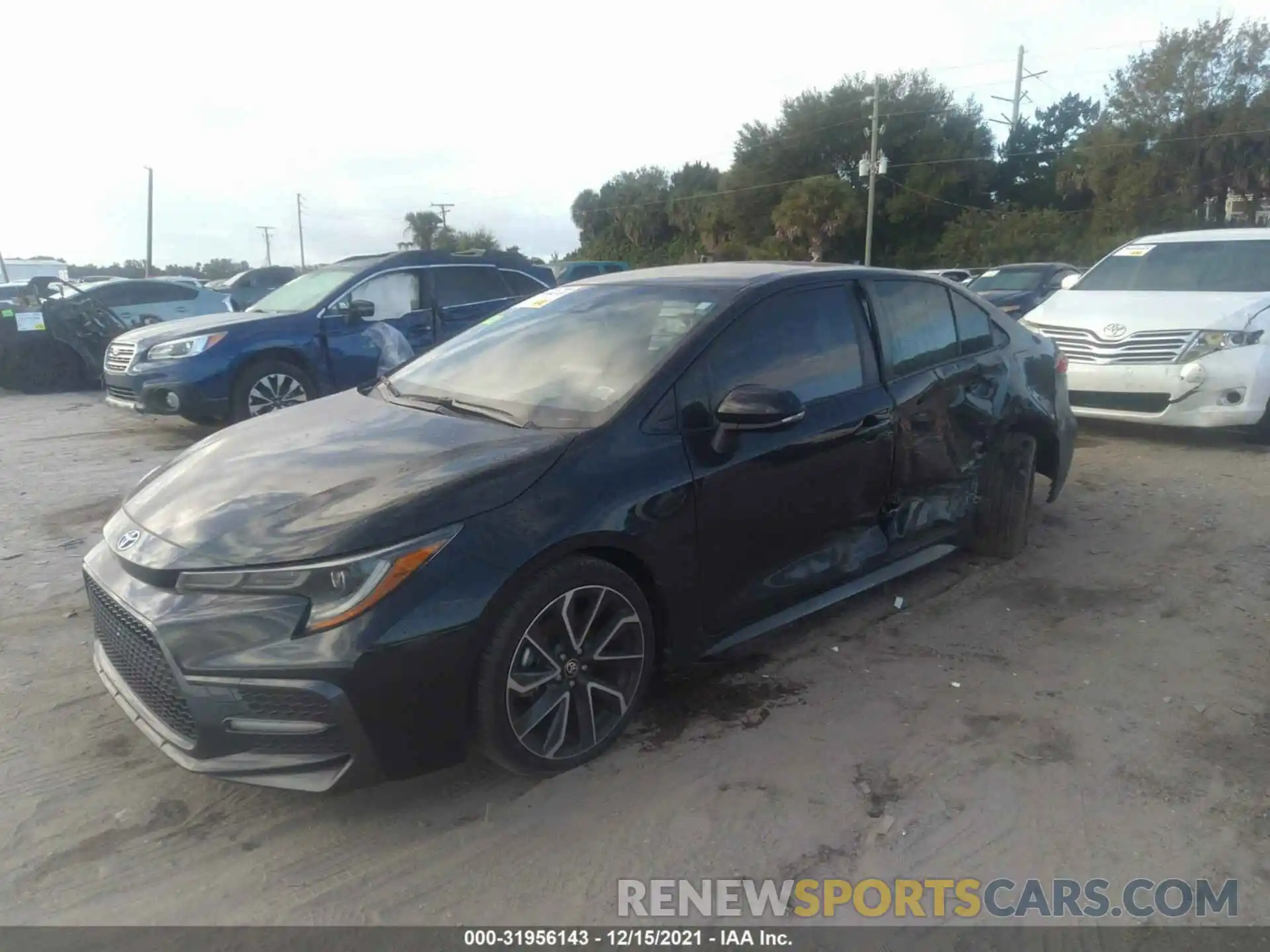 2 Photograph of a damaged car JTDS4RCE2LJ050356 TOYOTA COROLLA 2020