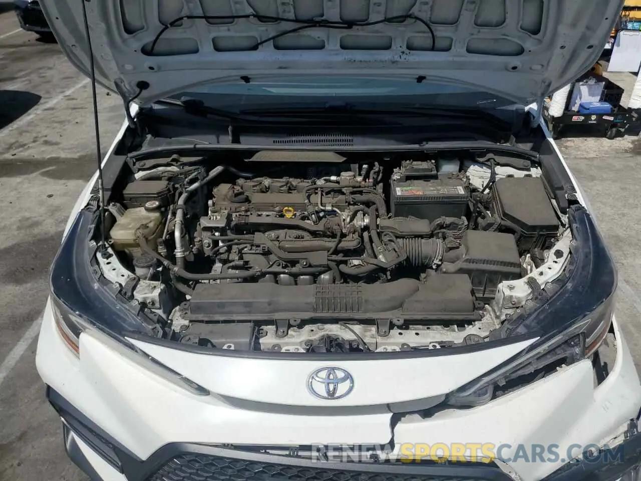 11 Photograph of a damaged car JTDS4RCE2LJ053161 TOYOTA COROLLA 2020