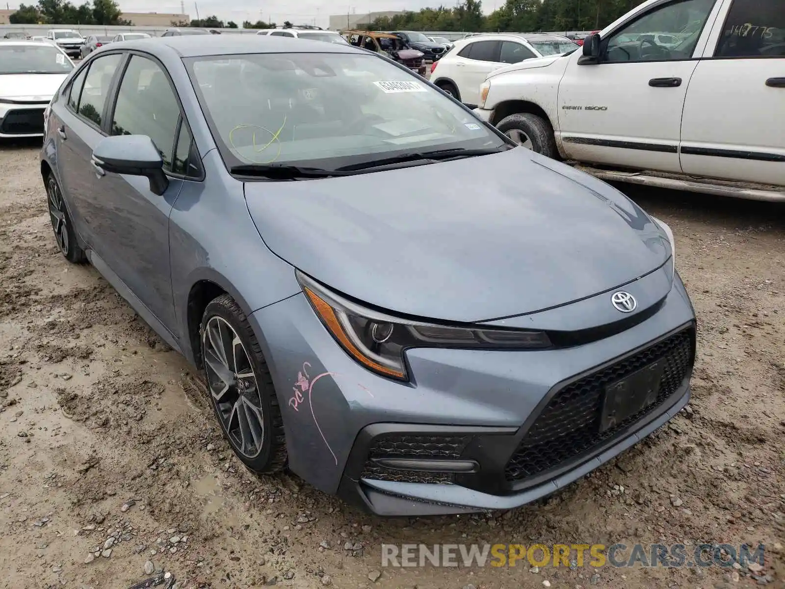 1 Photograph of a damaged car JTDS4RCE2LJ053208 TOYOTA COROLLA 2020