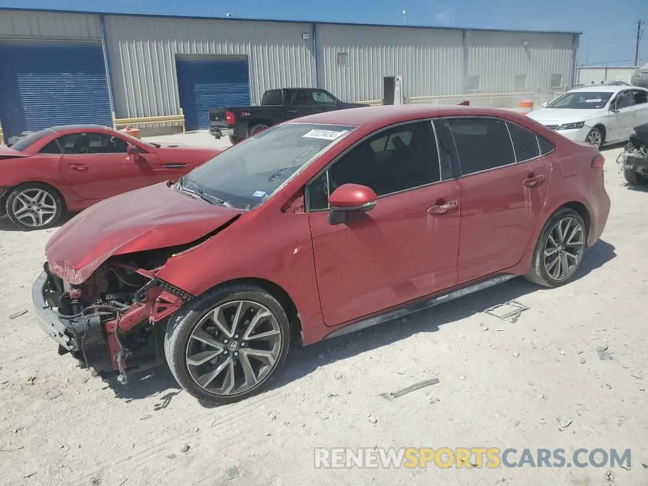 1 Photograph of a damaged car JTDS4RCE3LJ006530 TOYOTA COROLLA 2020