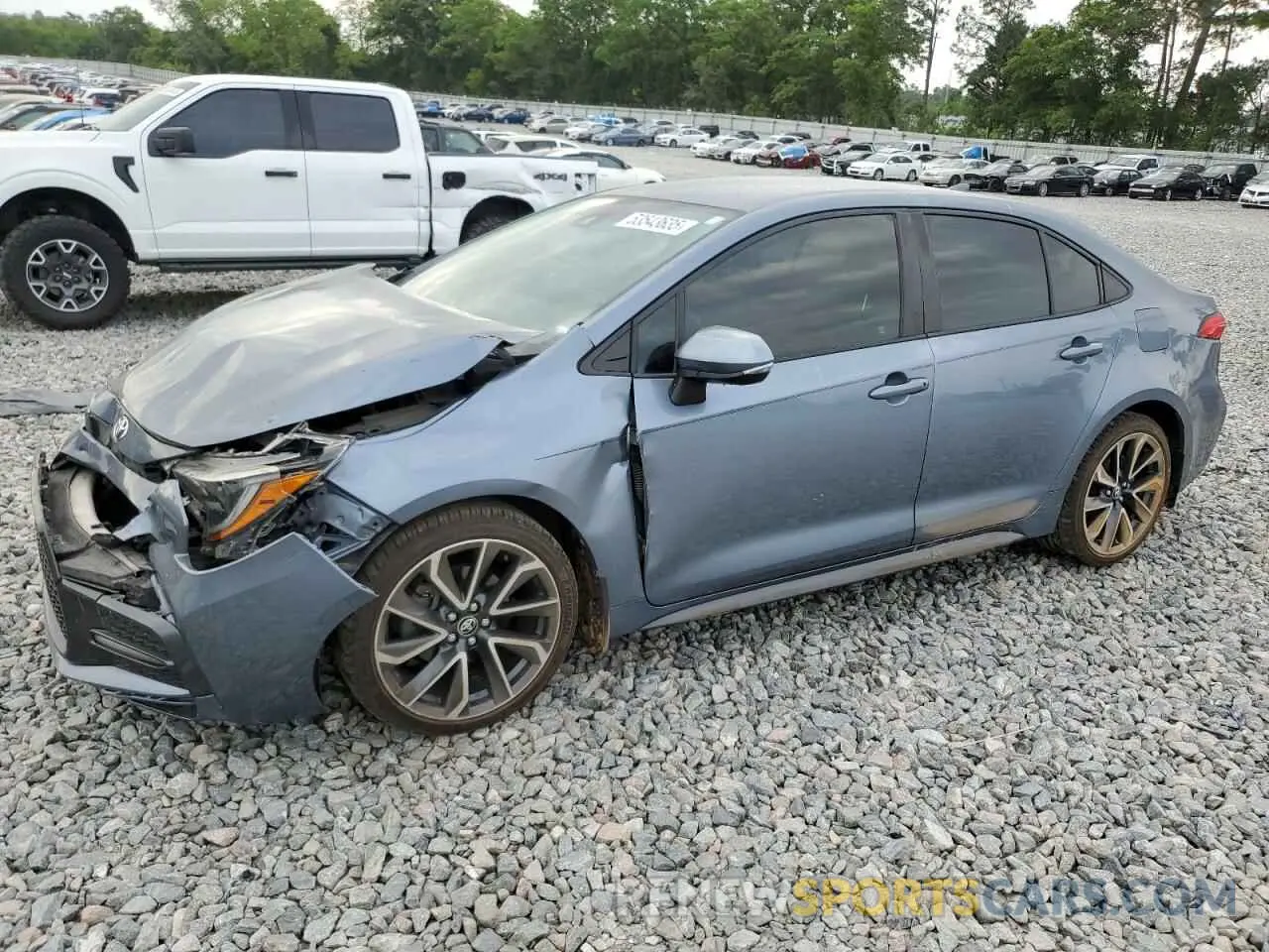 1 Photograph of a damaged car JTDS4RCE3LJ008729 TOYOTA COROLLA 2020