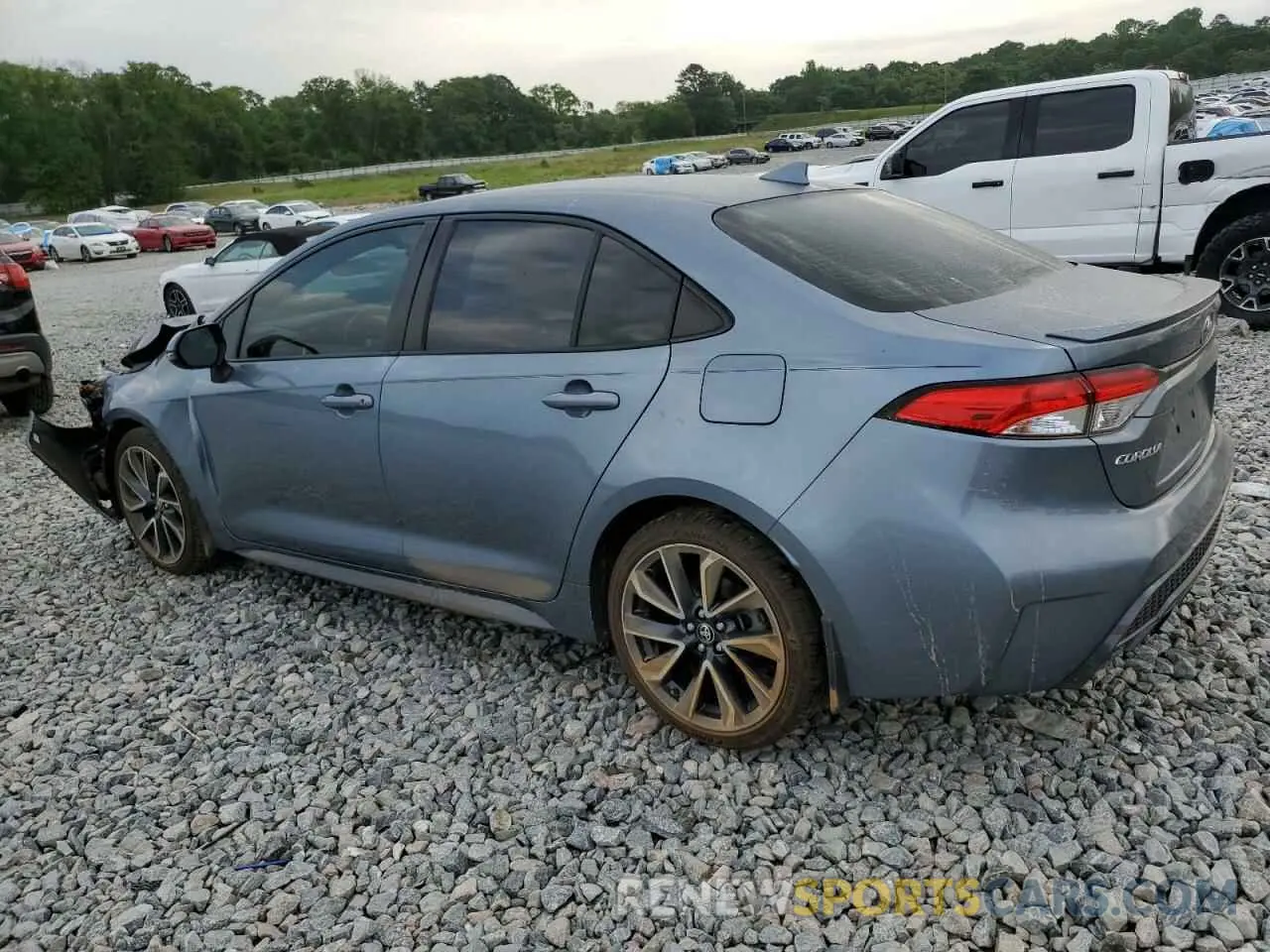 2 Photograph of a damaged car JTDS4RCE3LJ008729 TOYOTA COROLLA 2020