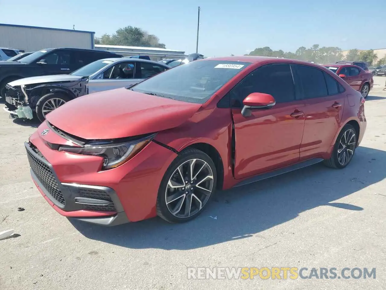 1 Photograph of a damaged car JTDS4RCE3LJ018337 TOYOTA COROLLA 2020