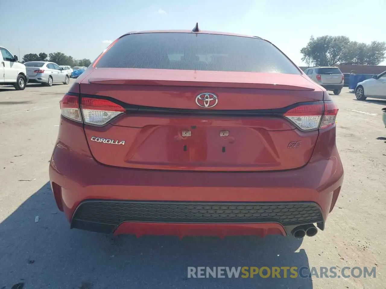 6 Photograph of a damaged car JTDS4RCE3LJ018337 TOYOTA COROLLA 2020