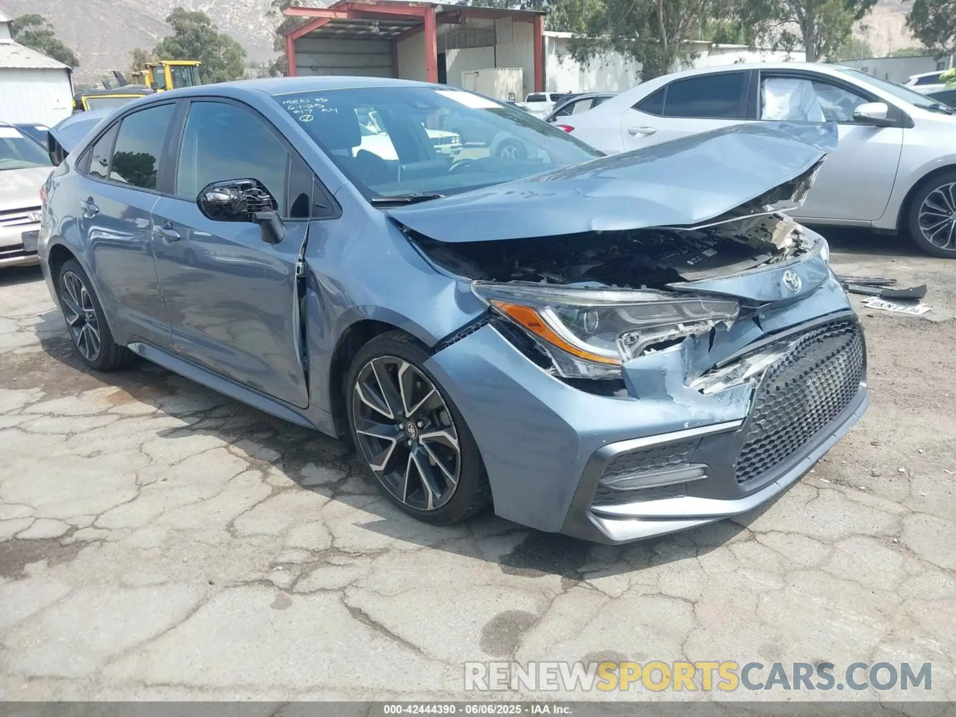 1 Photograph of a damaged car JTDS4RCE3LJ024834 TOYOTA COROLLA 2020