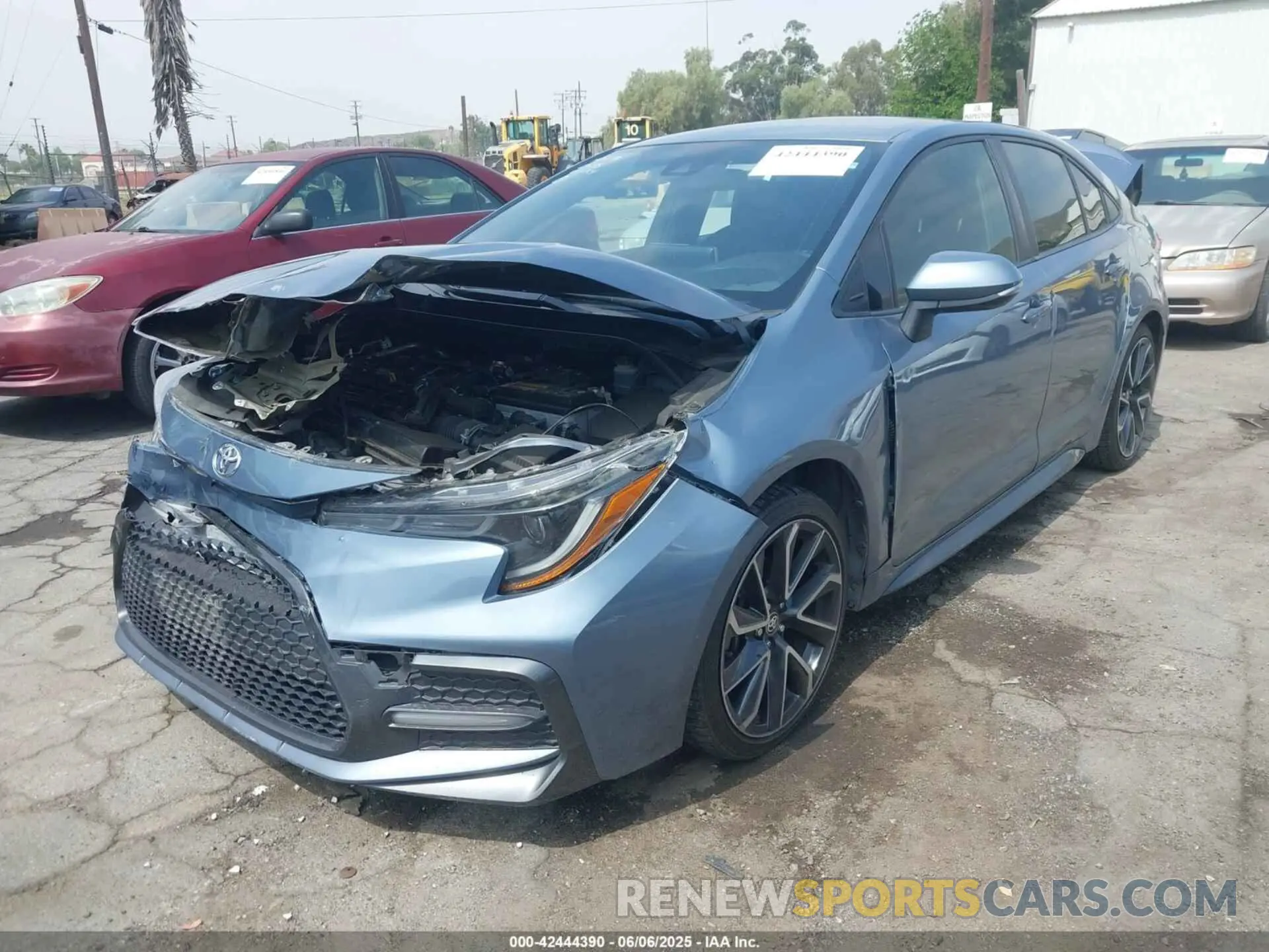 2 Photograph of a damaged car JTDS4RCE3LJ024834 TOYOTA COROLLA 2020